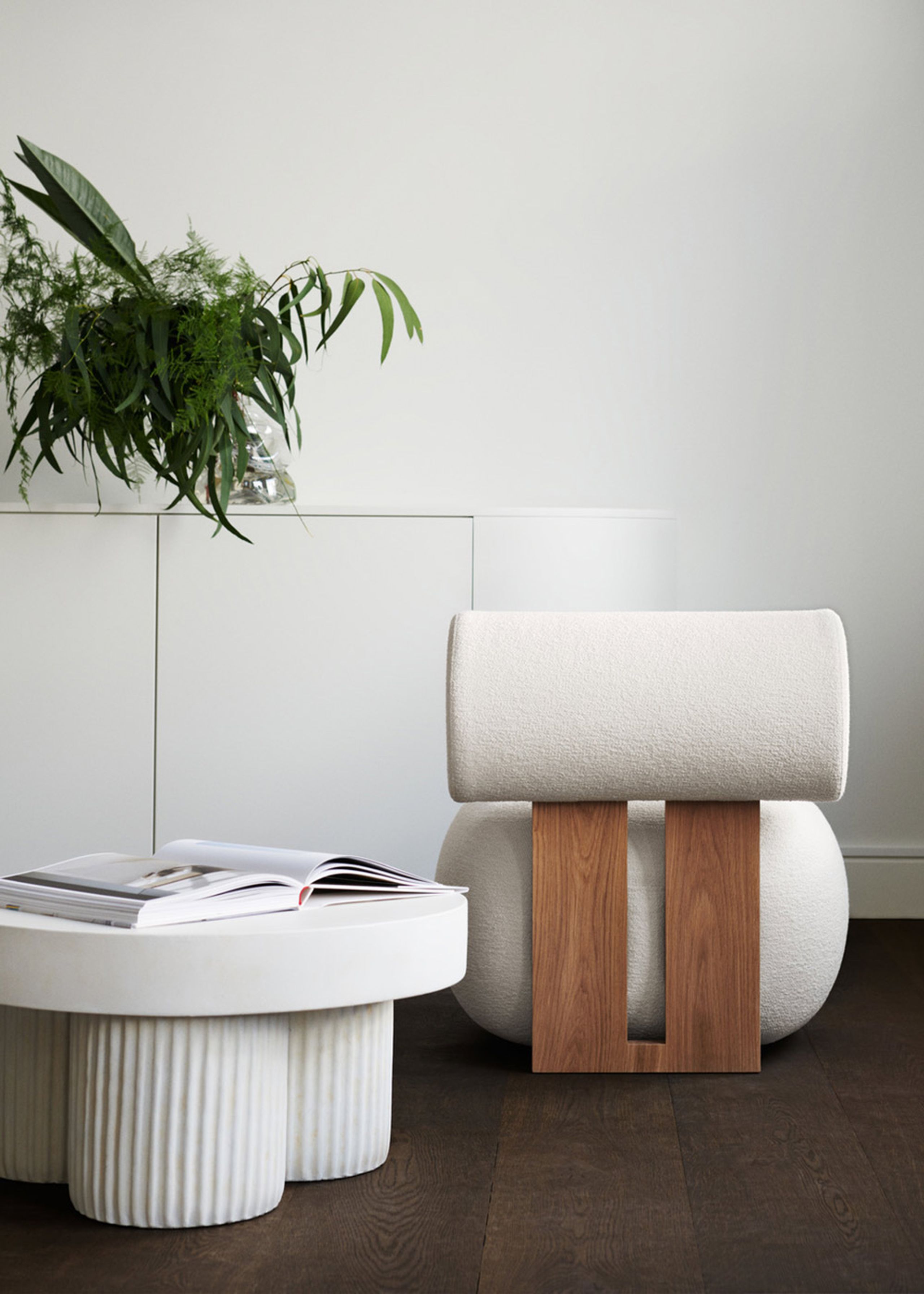 NORR11 - Stol - Hippo lounge chair - Barnum Col 3 (Frame: Dark smoked)