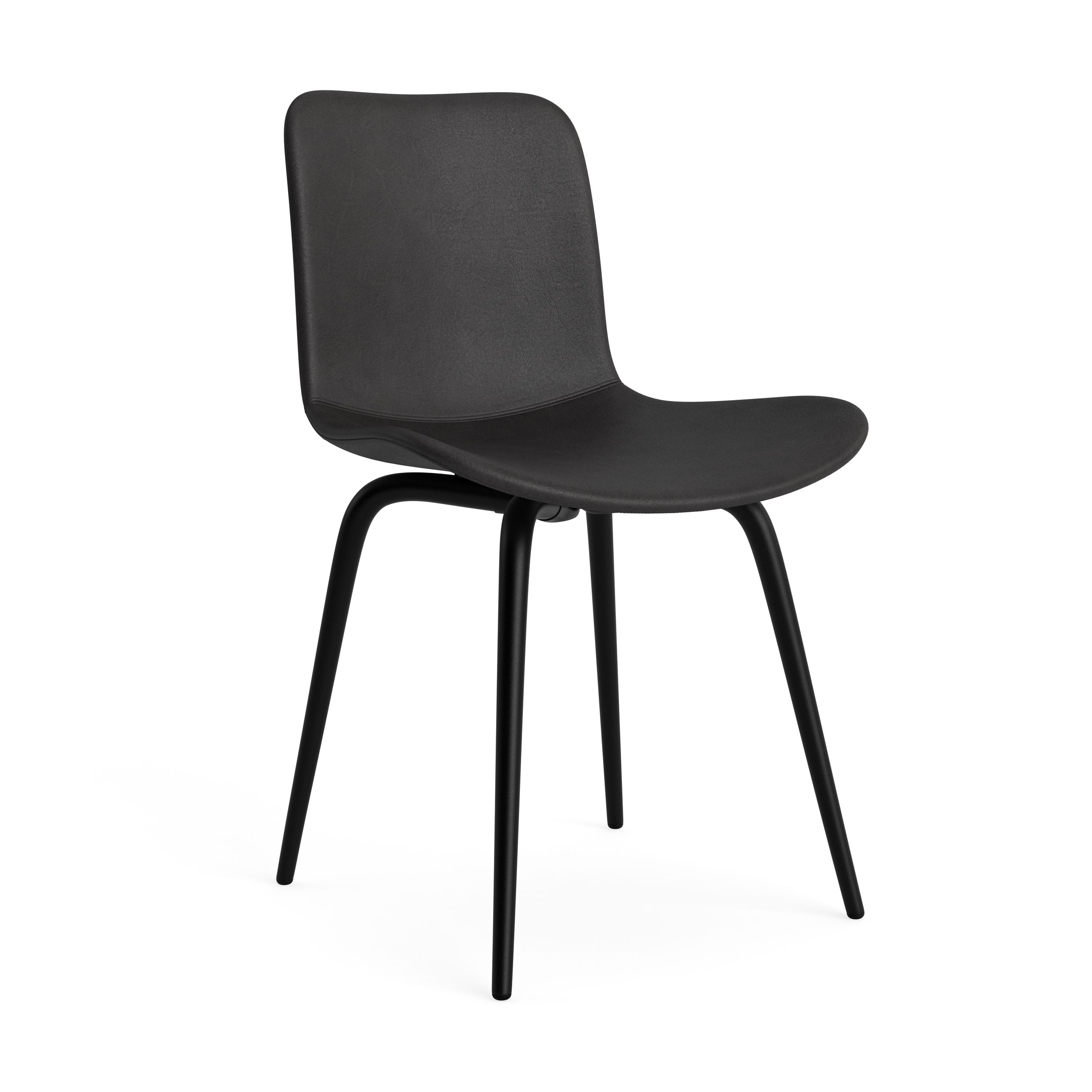 NORR11 - Stoel - Langue Chair Avantgarde - Frame: Black Steel / Upholstery: Dunes - Anthracite 21003