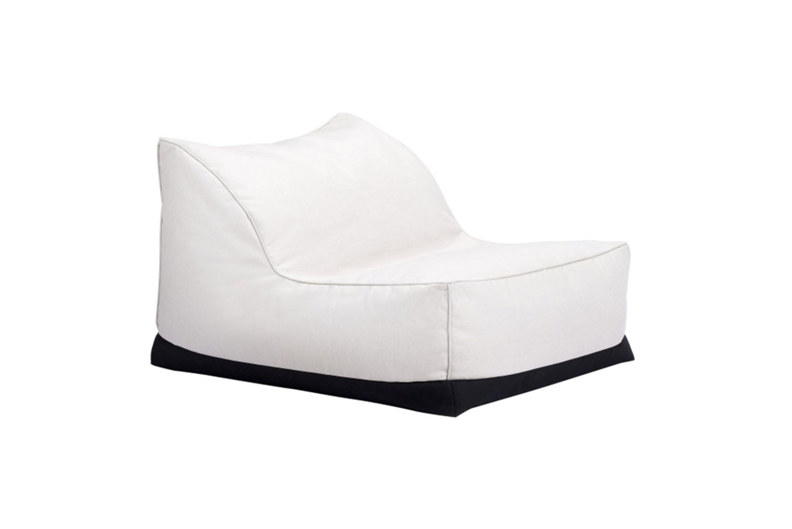 NORR11 - Chair - Storm Lounge - Fabric: Sunbrella Natté: Linen Chalk - Small