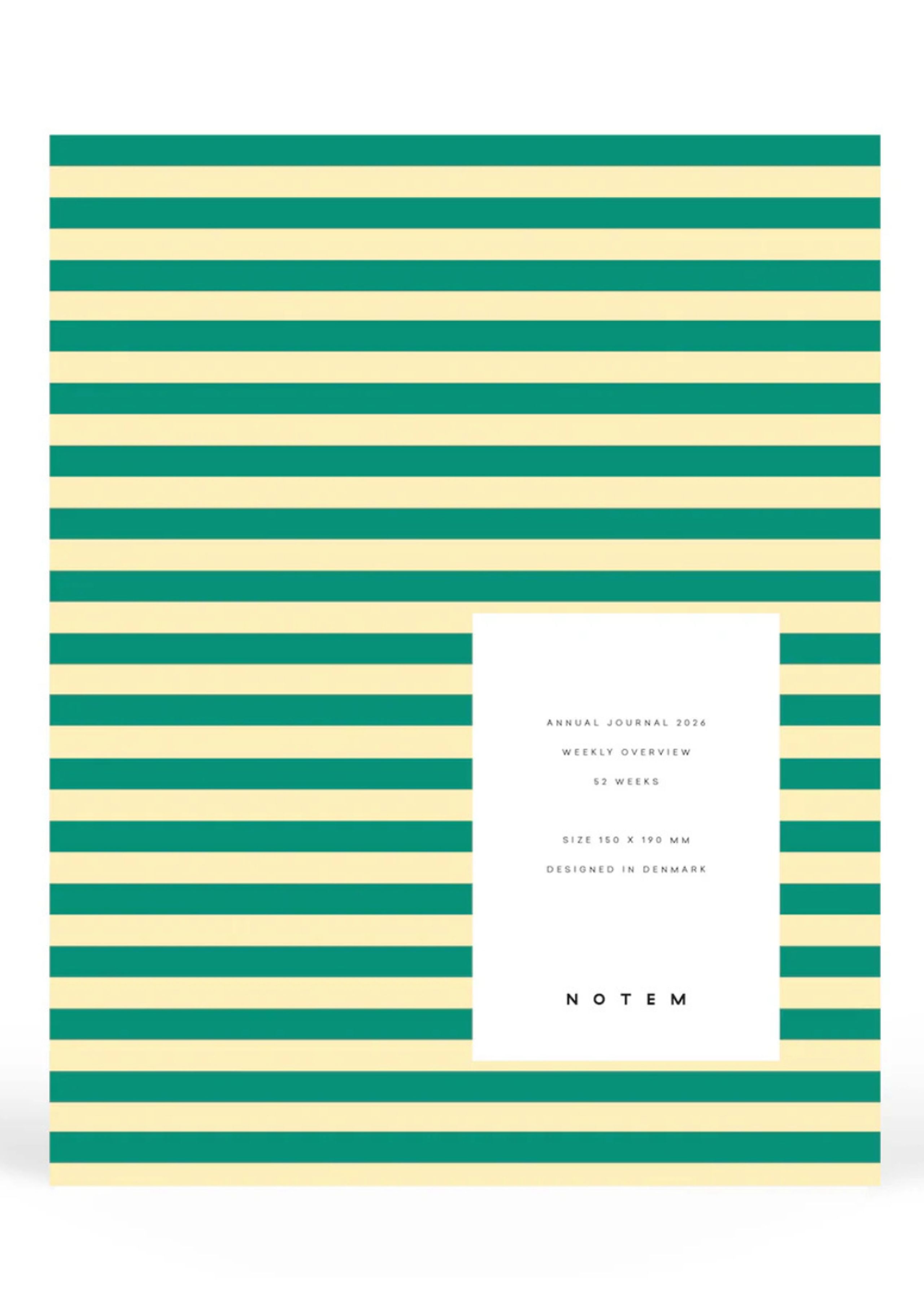 NOTEM - Notebook - ALVA Annual Journal 2026 - Green & Yellow