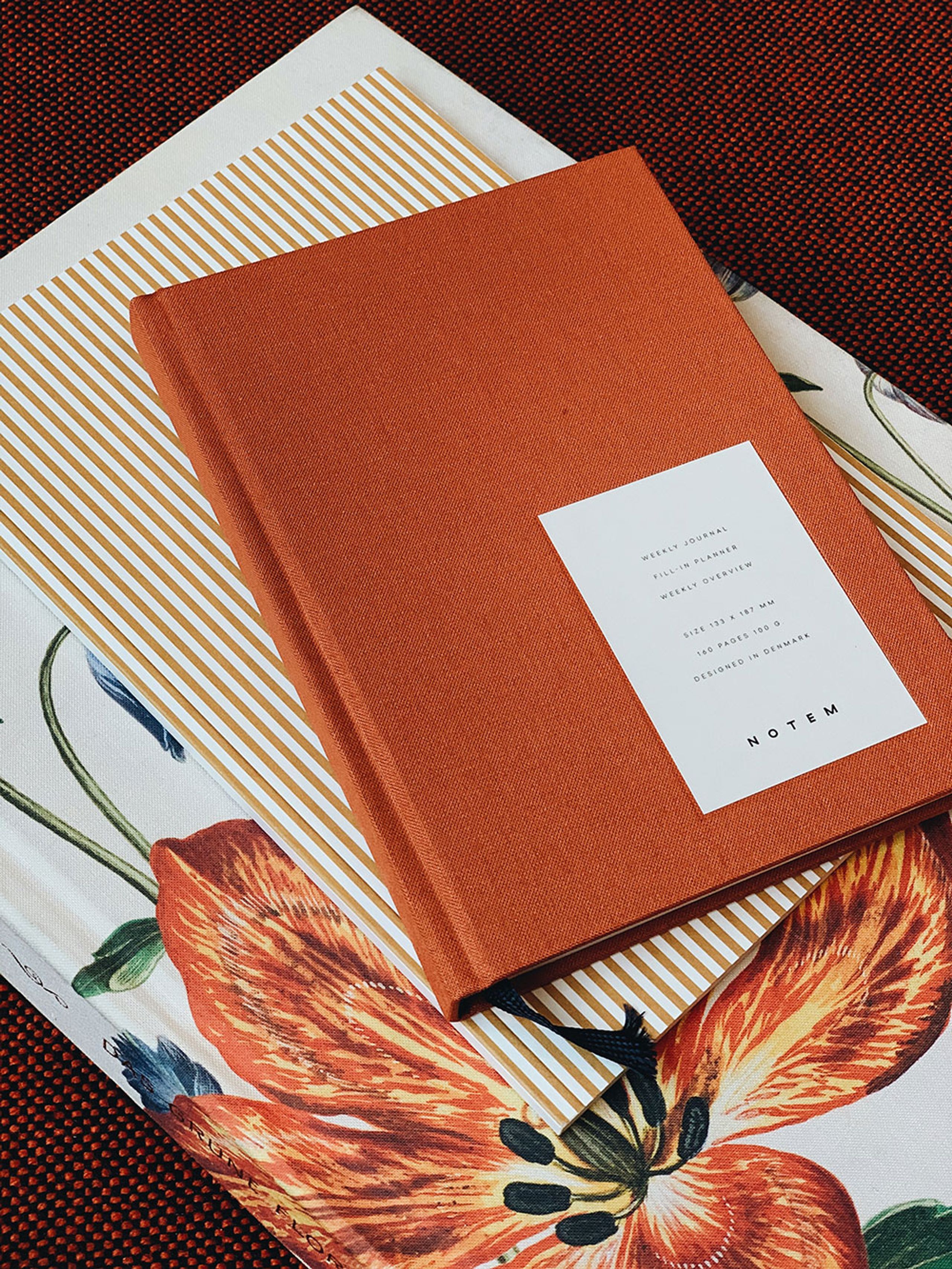 NOTEM - Notebook - EVEN - Weekly Journal - Sienna Cloth