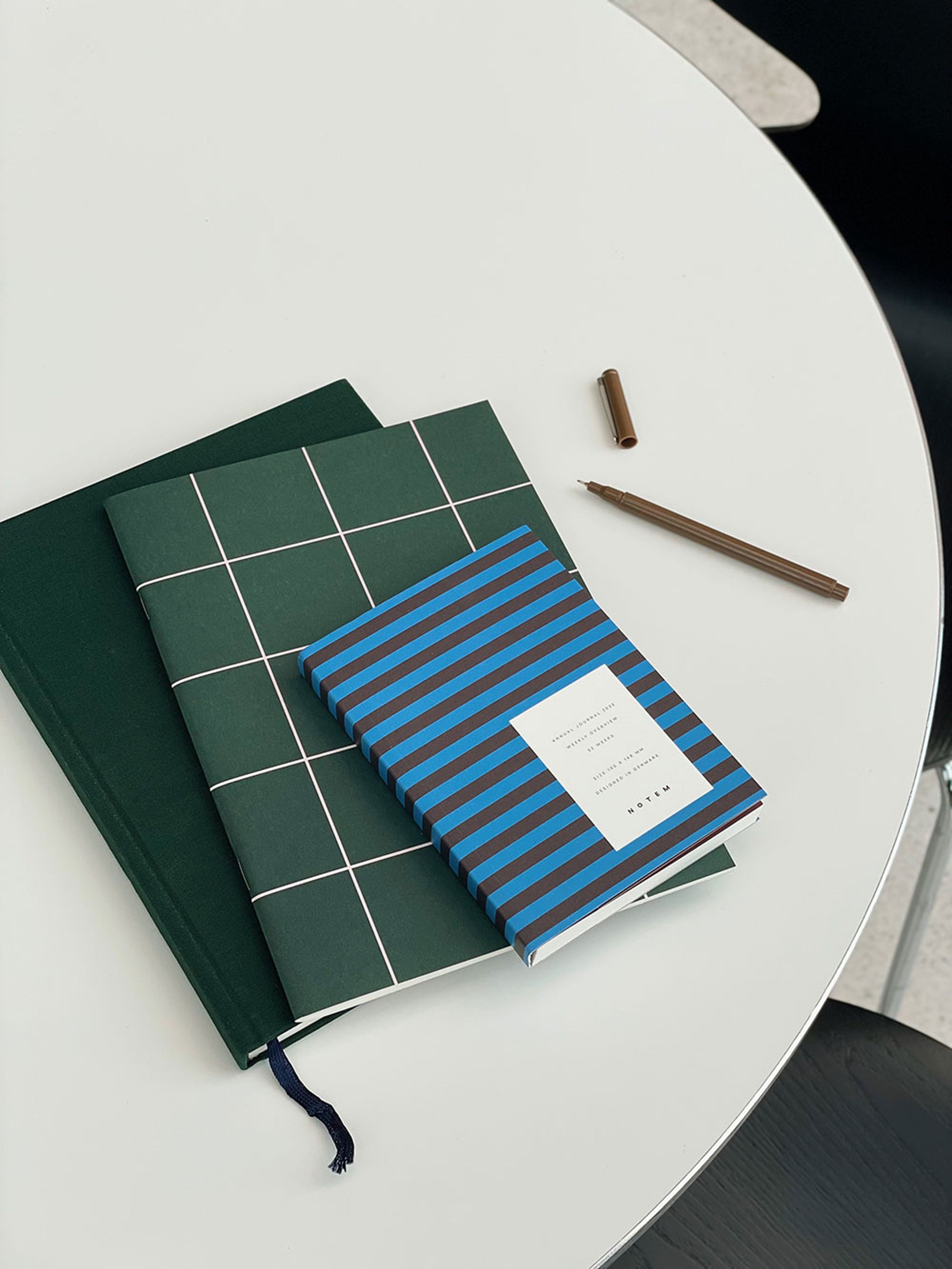 NOTEM - Notitieboek - EVEN - Work Journal - Dark Green Cloth
