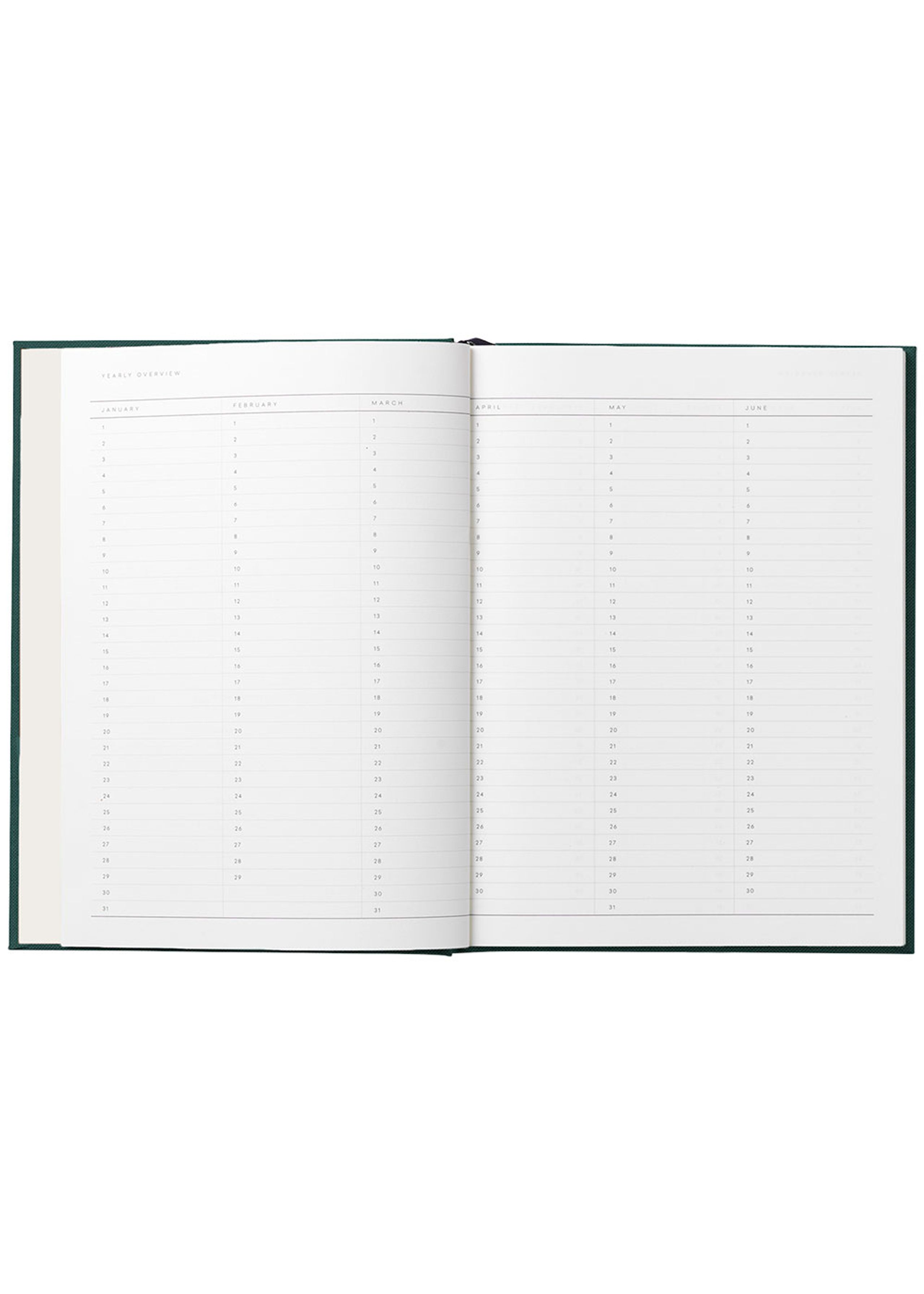 NOTEM - Notitieboek - EVEN - Work Journal - Dark Green Cloth