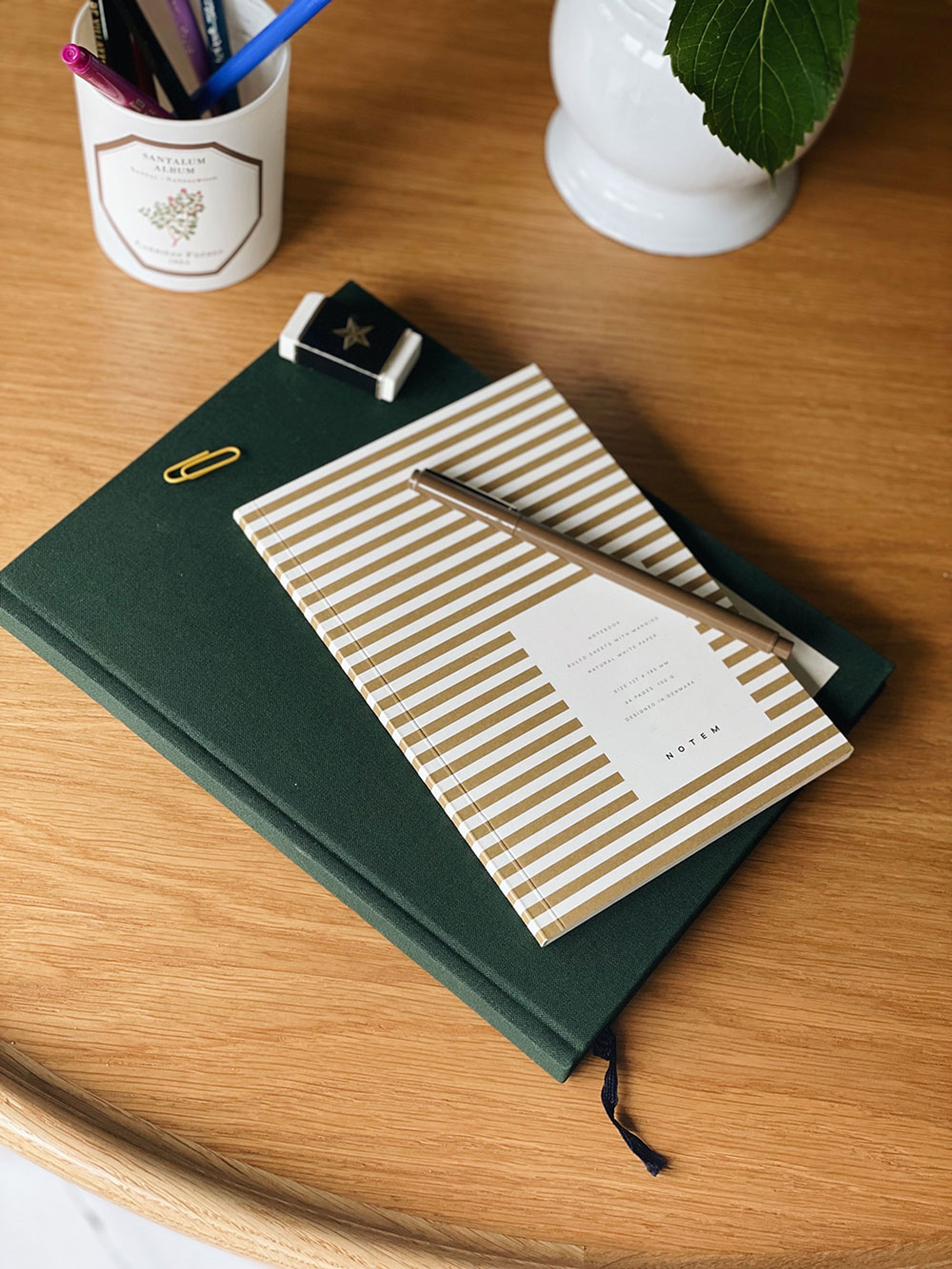 NOTEM - Notitieboek - EVEN - Work Journal - Dark Green Cloth