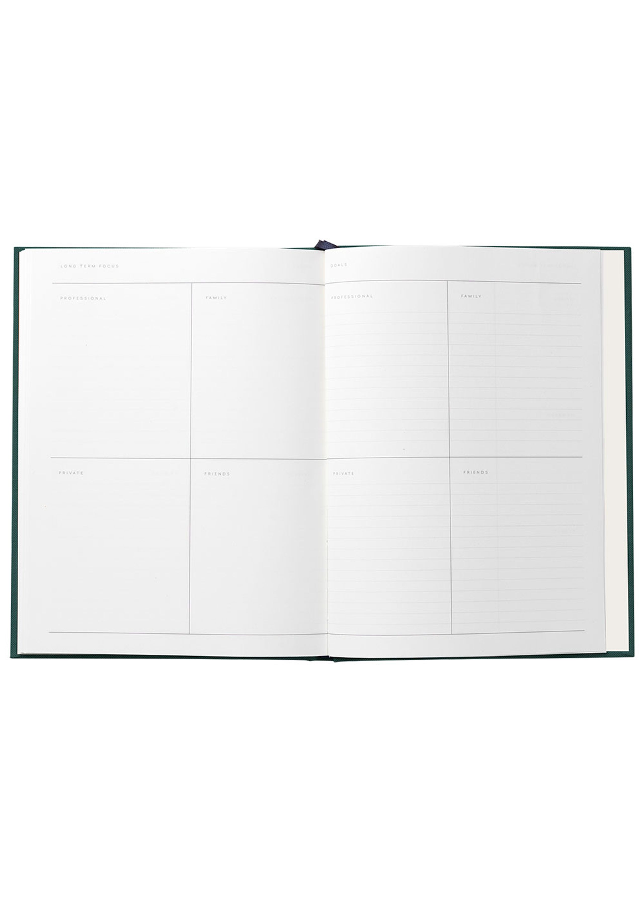 NOTEM - Notitieboek - EVEN - Work Journal - Dark Green Cloth