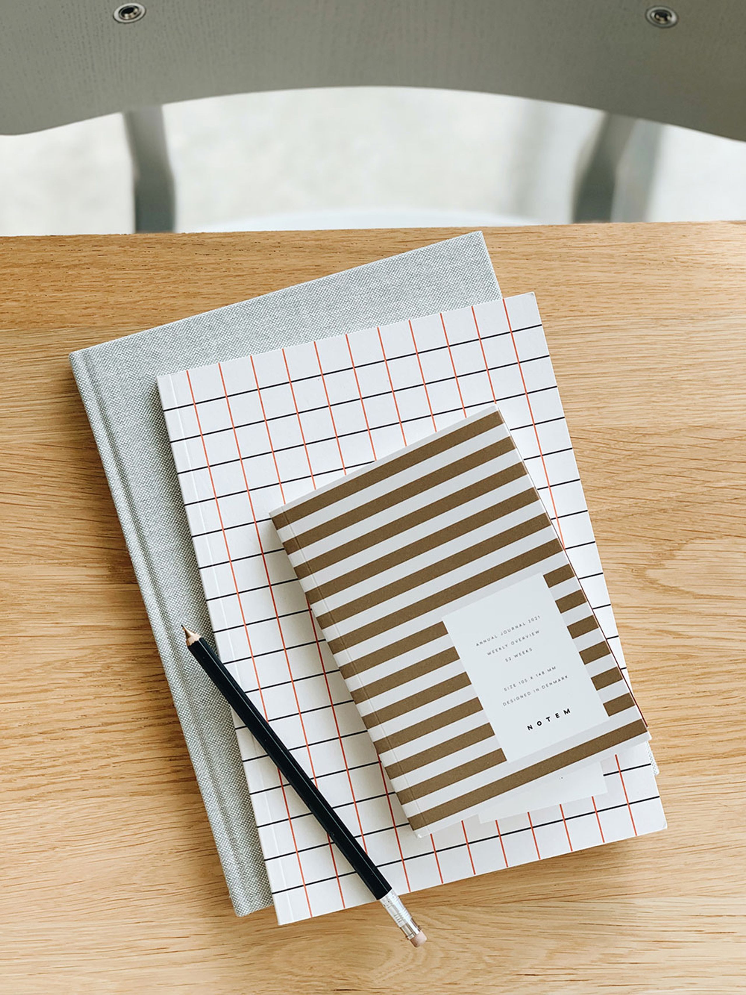 NOTEM - Notebook - EVEN - Work Journal - Light Grey Cloth