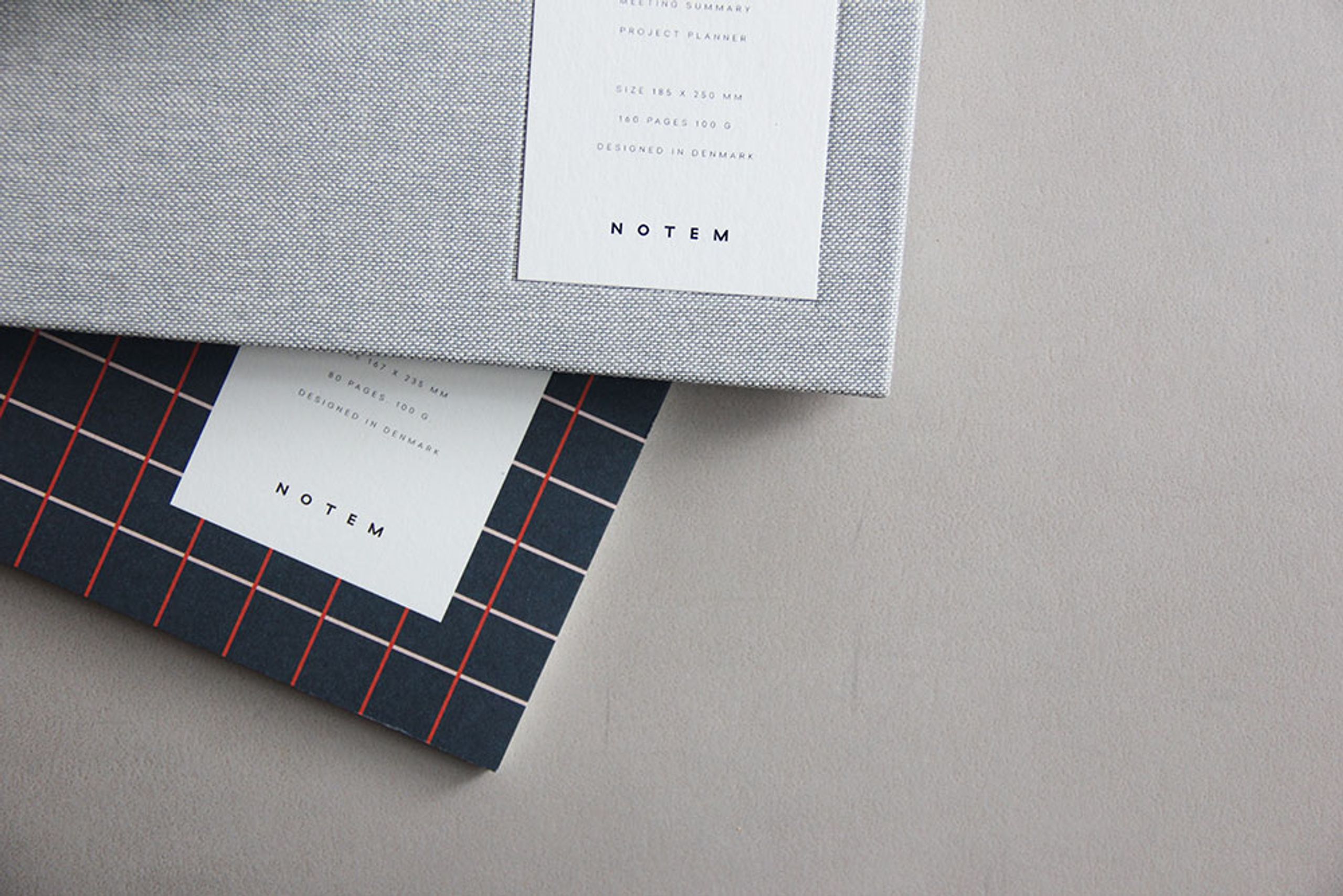 NOTEM - Notebook - EVEN - Work Journal - Light Grey Cloth