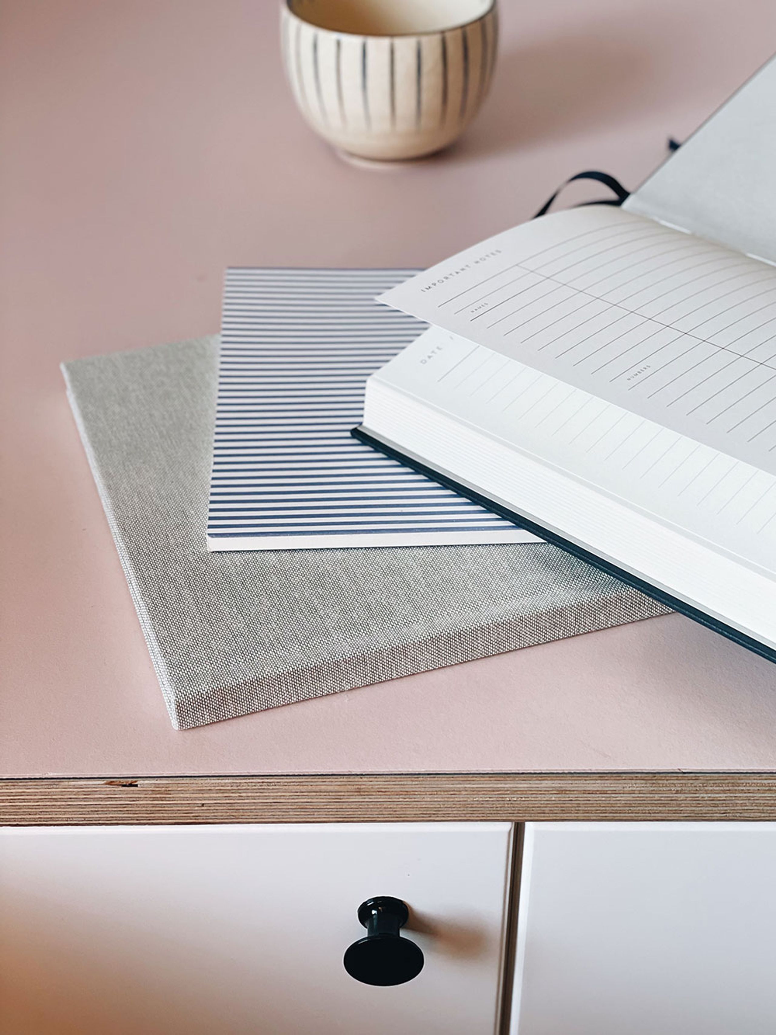 NOTEM - Notebook - EVEN - Work Journal - Light Grey Cloth