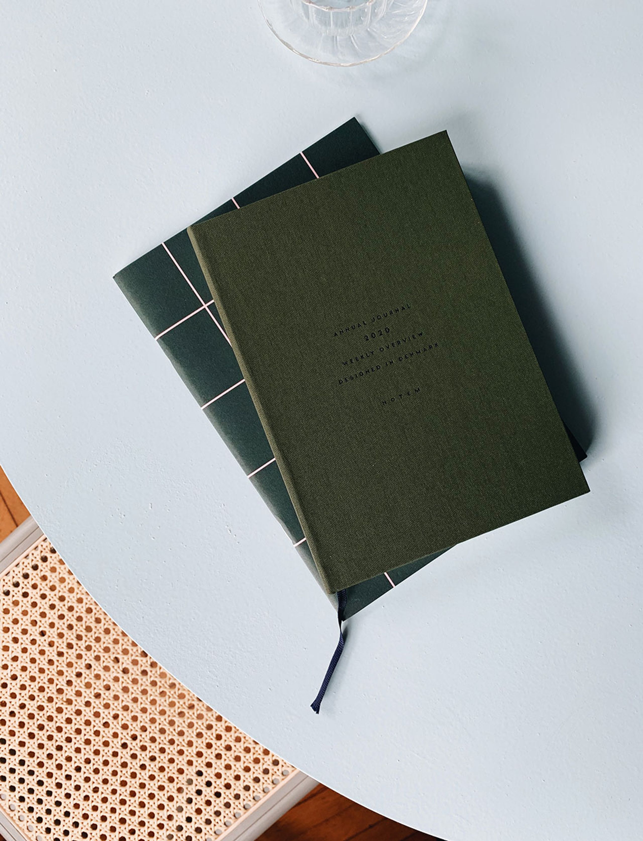 NOTEM - Notebook - MILO - Weekly Planner Book - Dark Green
