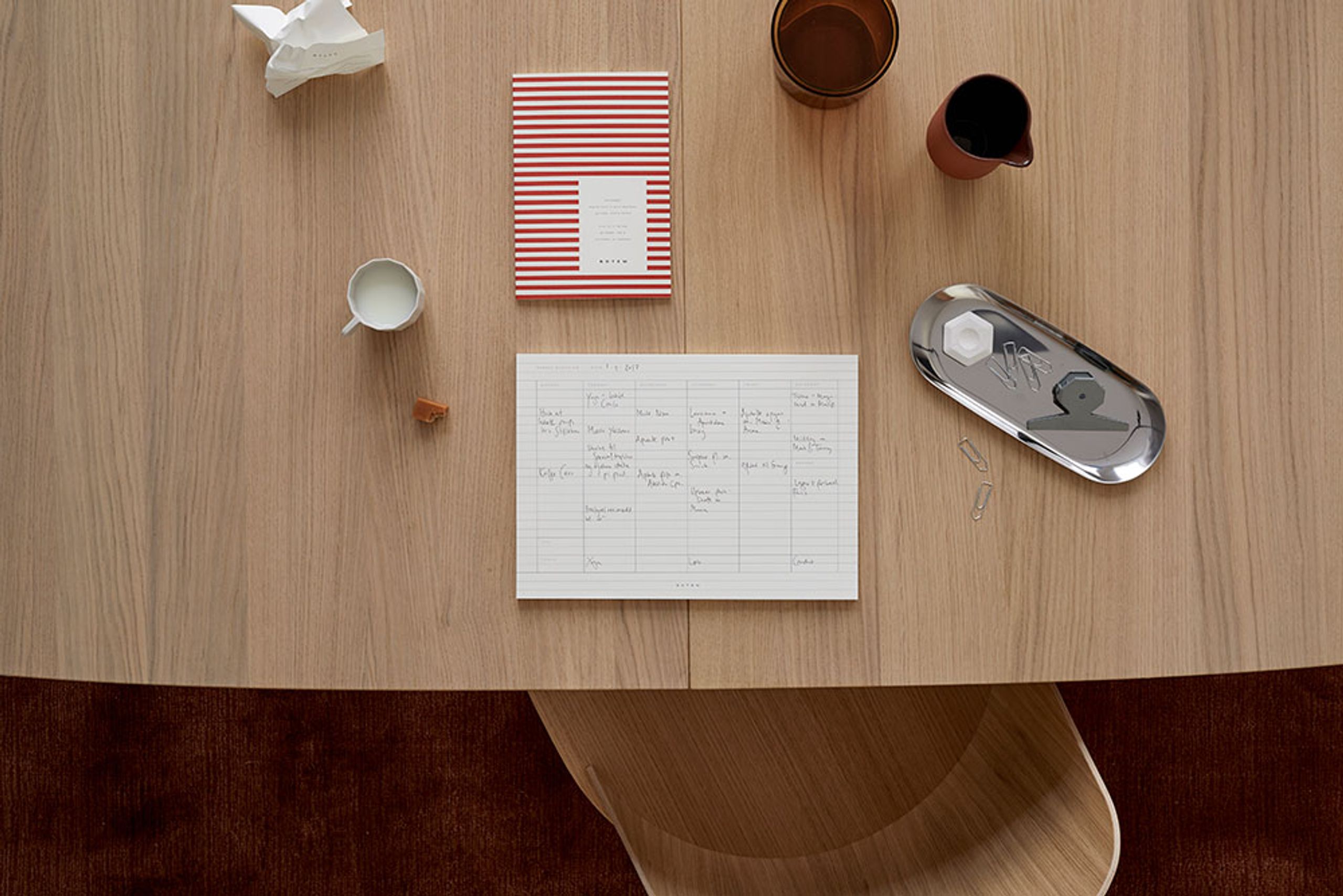 NOTEM - Notebook - VITA Notebook - Small - Bright Red