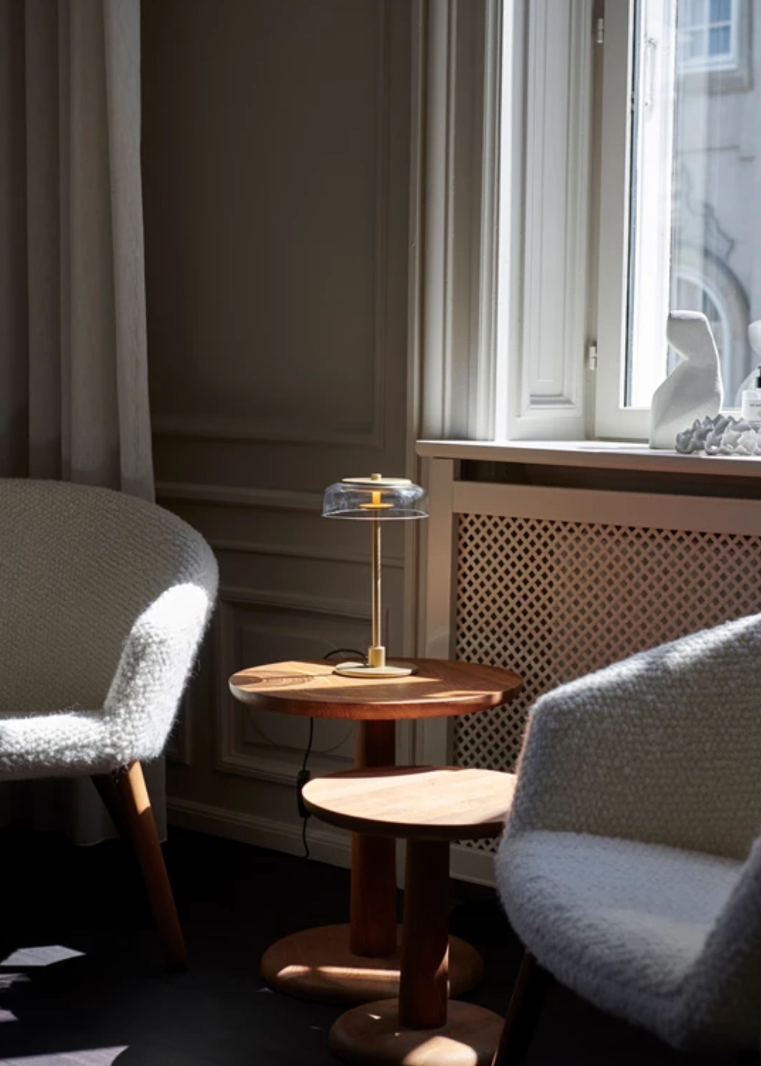 Nuura - Lampada da tavolo - Blossi Table Small - Nordic Gold / Clear