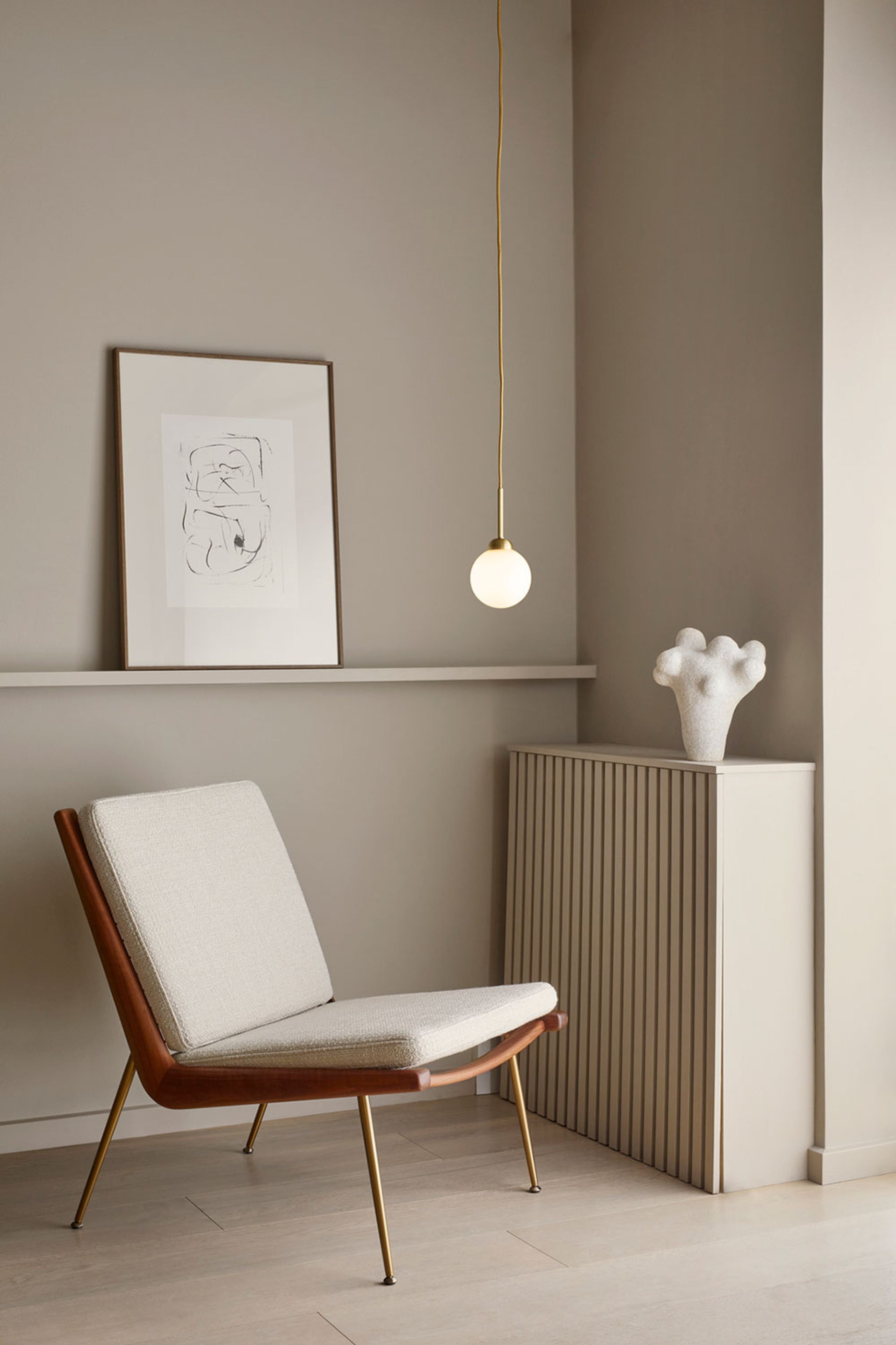 Nuura - Lampada - Apiales 1 - Nuura - Brushed Brass/Opal