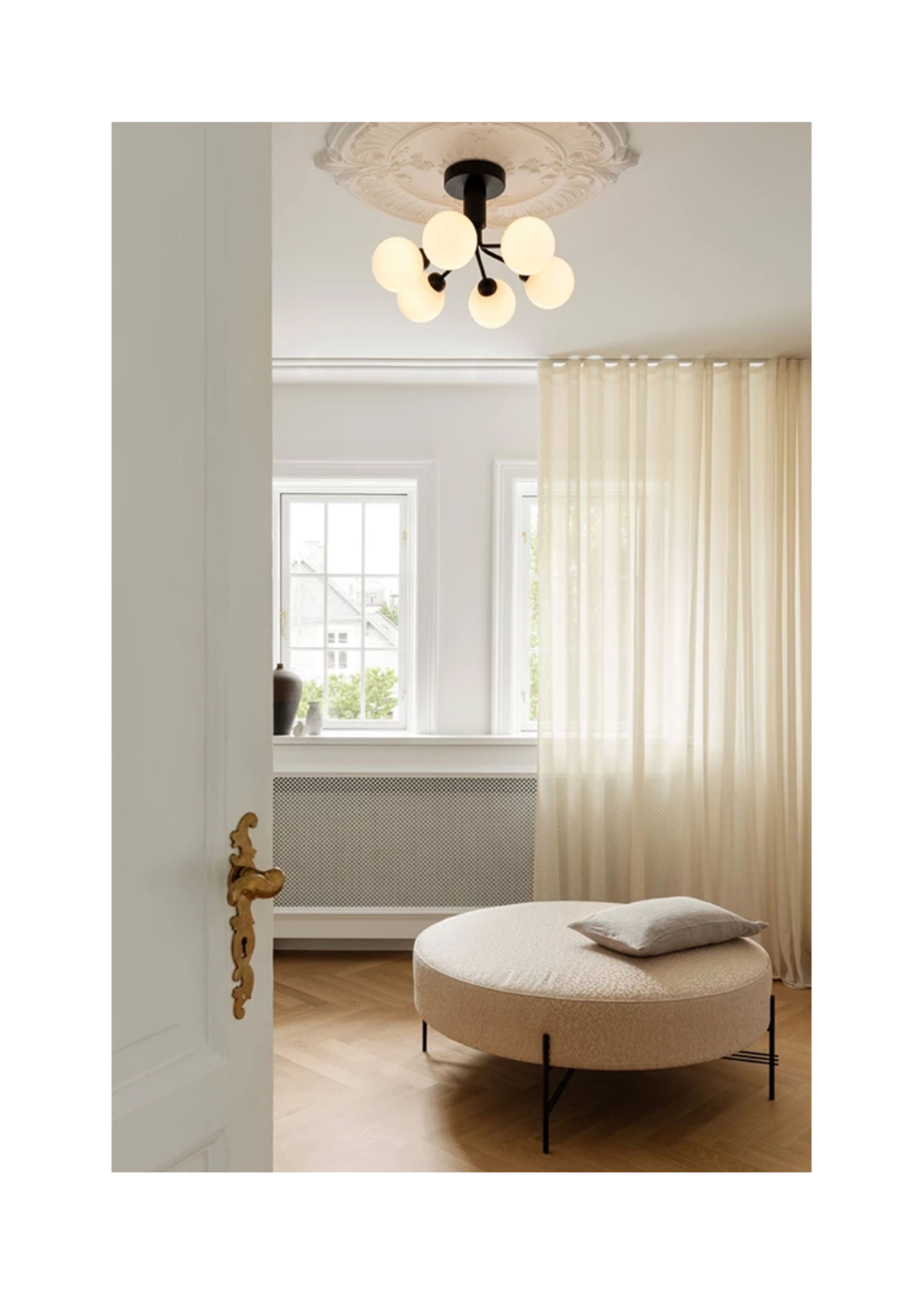 Nuura - Lamp - Apiales 6 Ceiling - Satin Black / Opal