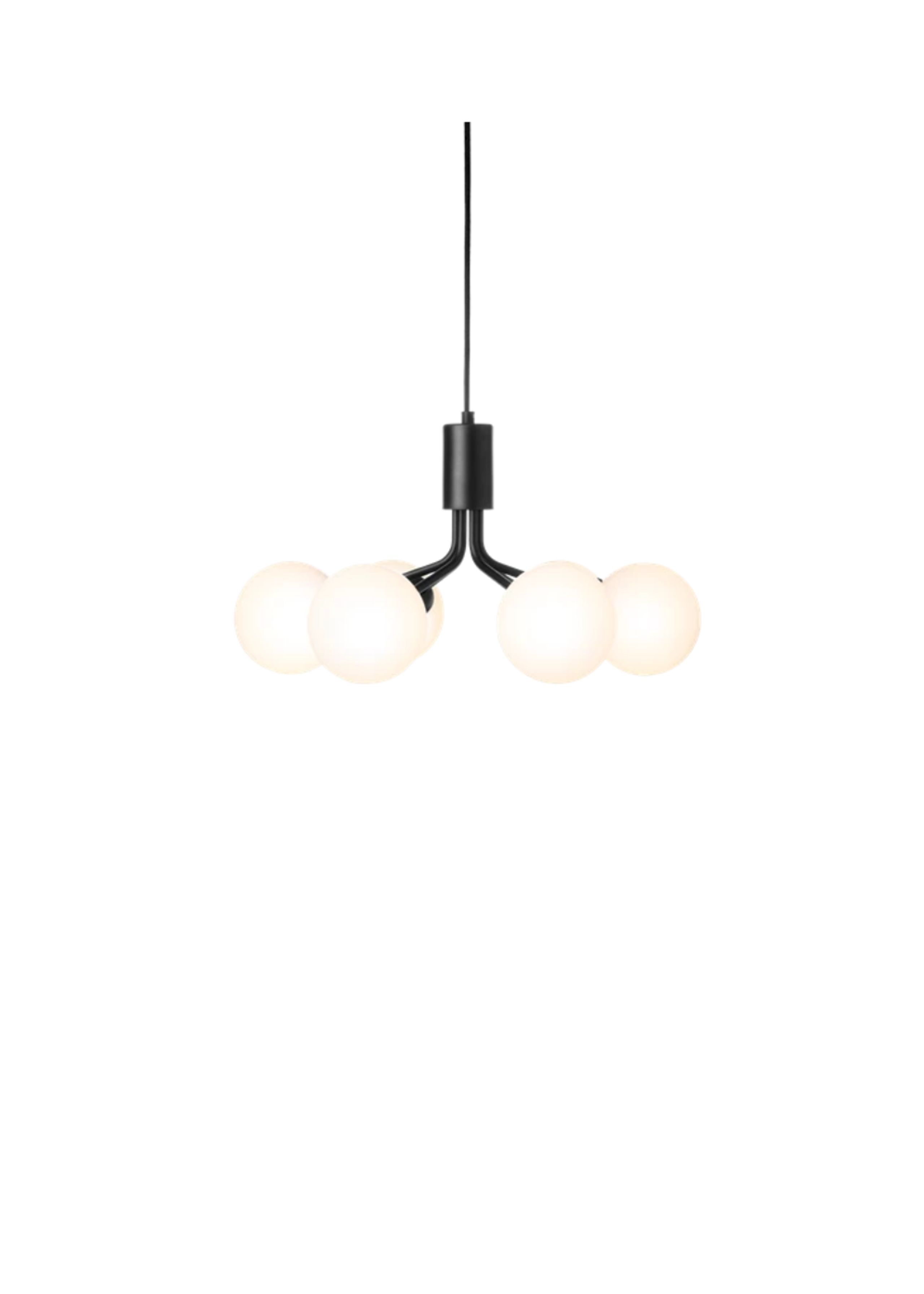Nuura - Lamp - Apiales 6 - Satin Black / Opal