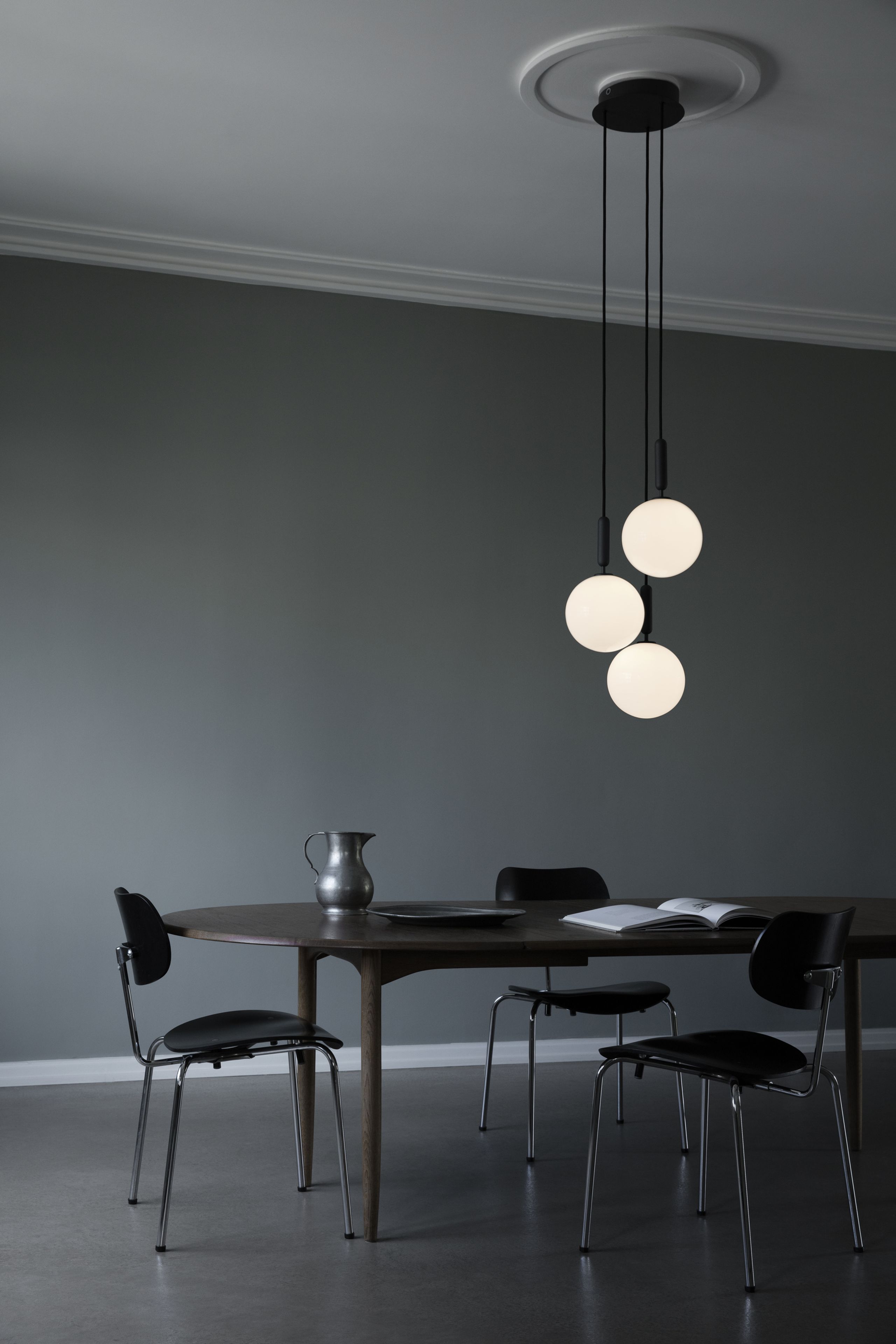 Nuura - Lâmpada - Miira 3 Large - Rock Grey/Opal white