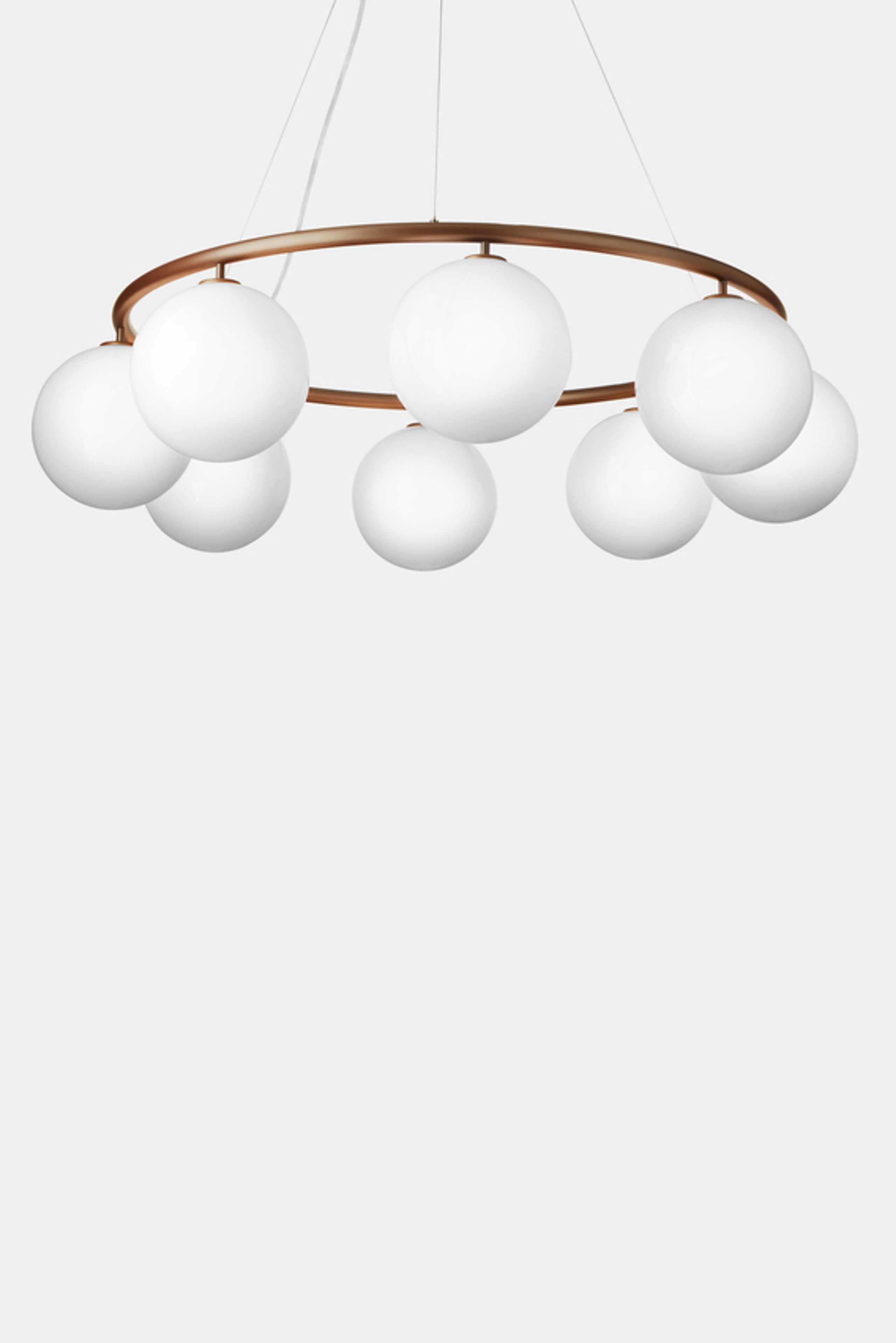 Nuura - Lamp - Miira 8 Circular - Dark Bronze/Opal White