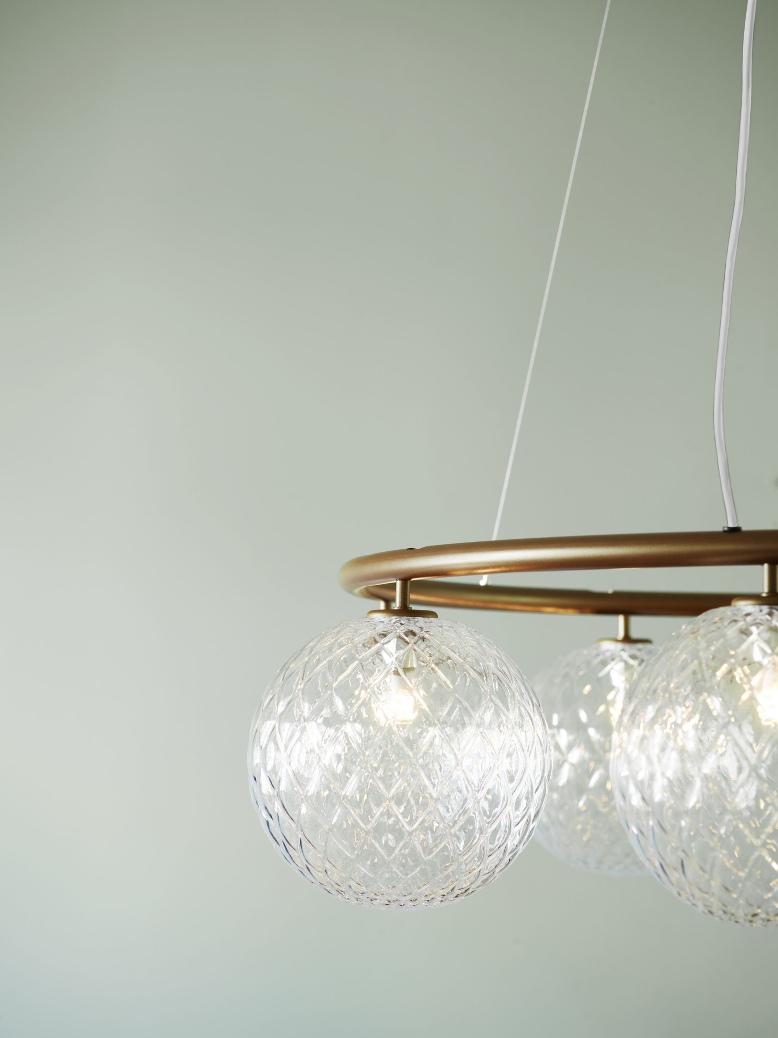 Nuura - Lampe - Miira 8 Circular - Dark Bronze/Optic clear