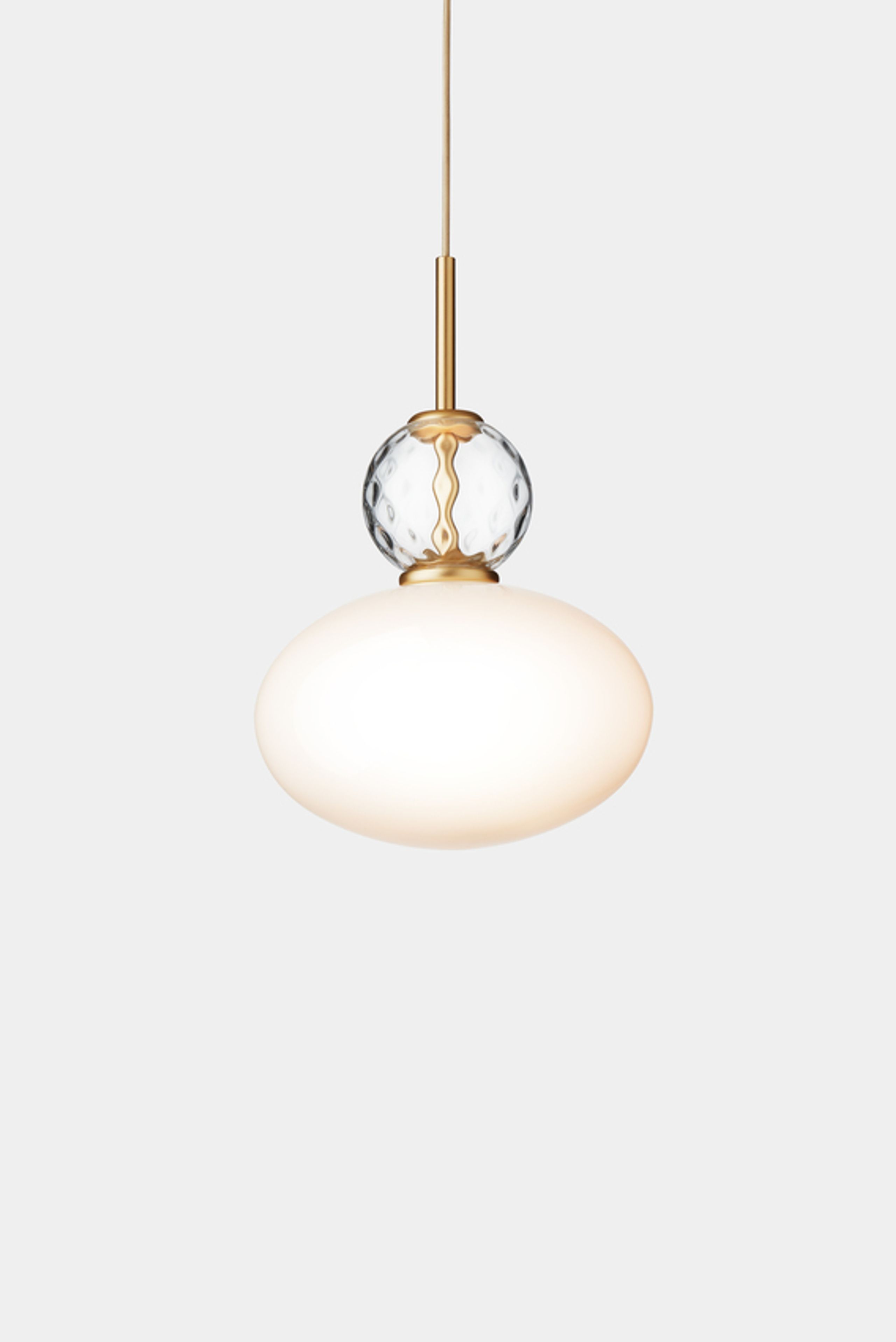Nuura - Lamp - Rizzatto - 32 - Satin Brass/Opal white