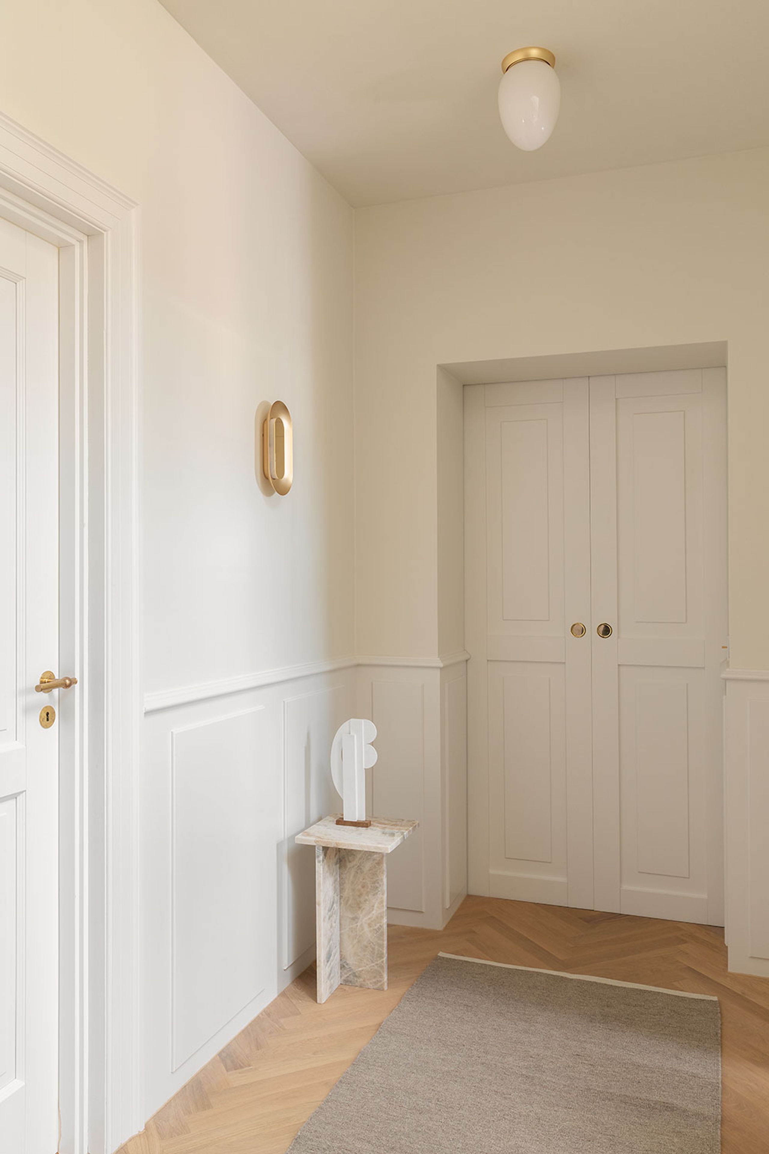 Nuura - Loftslampe - Rizzatto 171 - Satin Silver/Opal