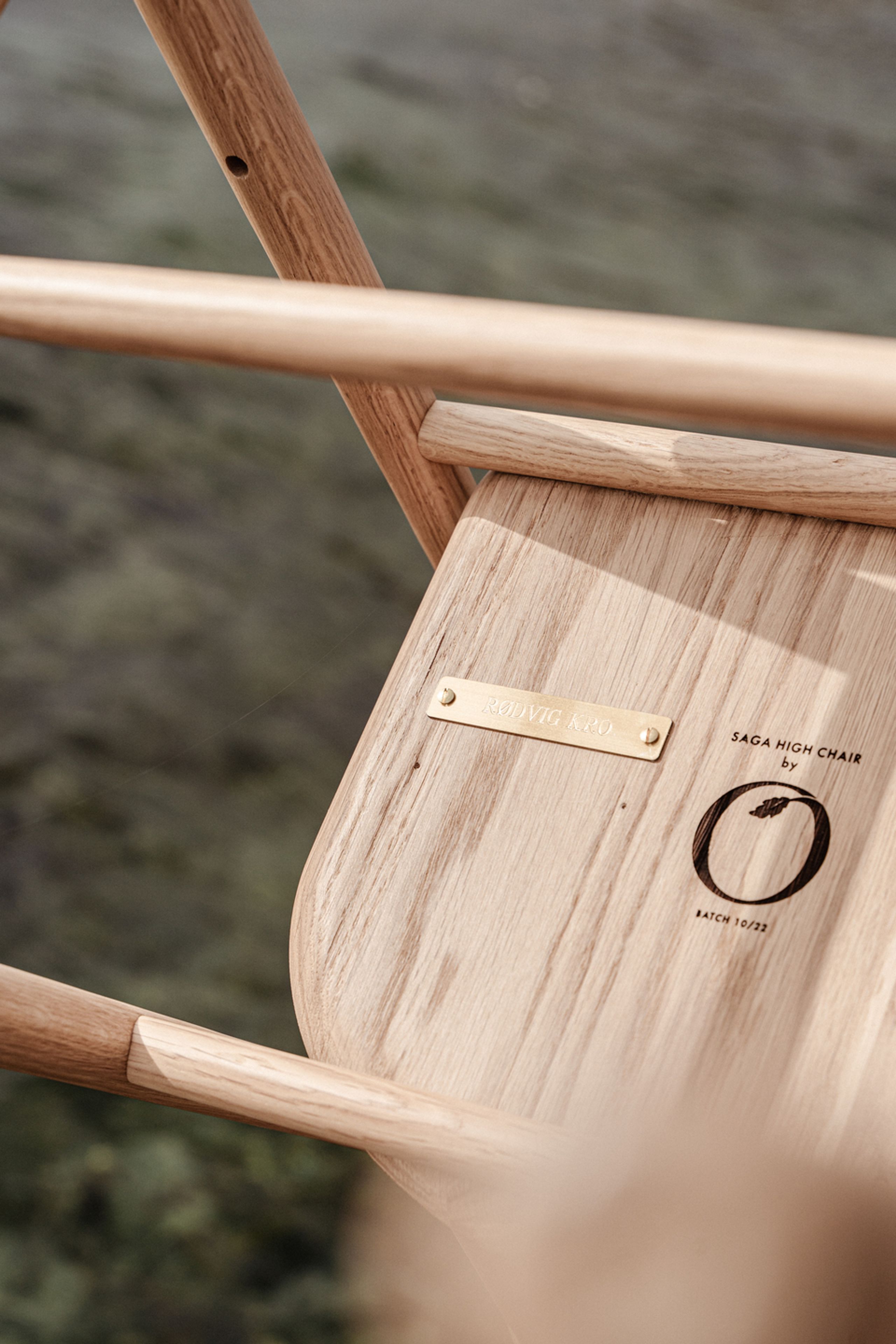 Oaklings - Children's high chair - Saga High Chair - Oak