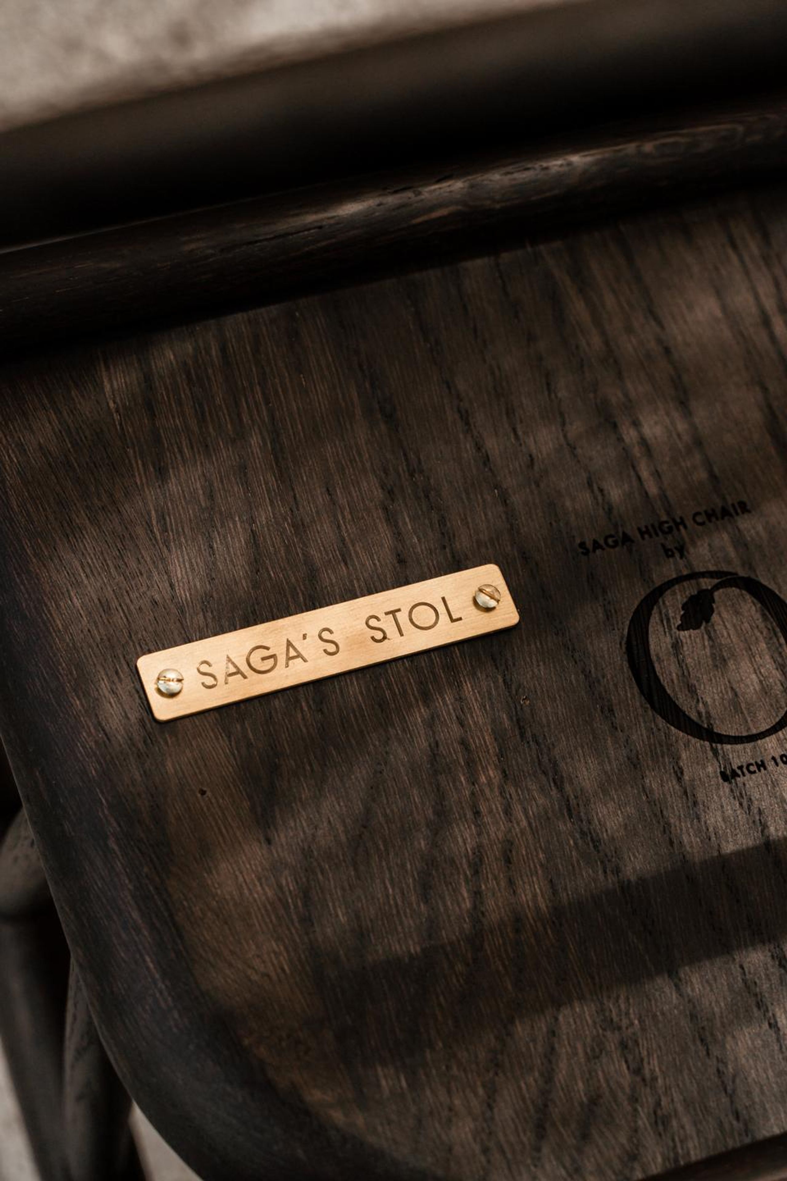 Oaklings - Children's high chair - Saga High Chair - Smoked Oak