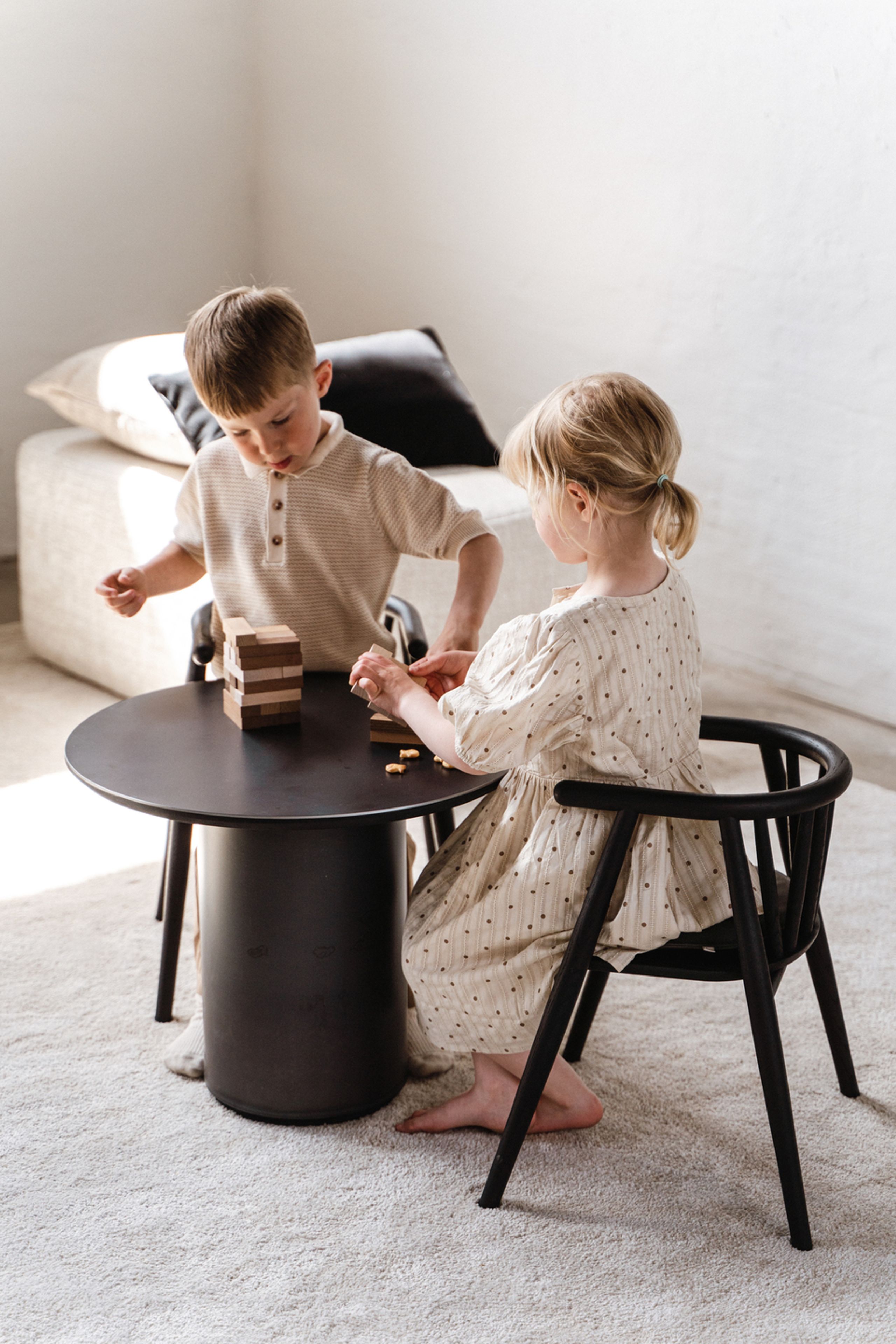 Oaklings - Kids chair - Storm Kid's Chair - Black Stained Oak