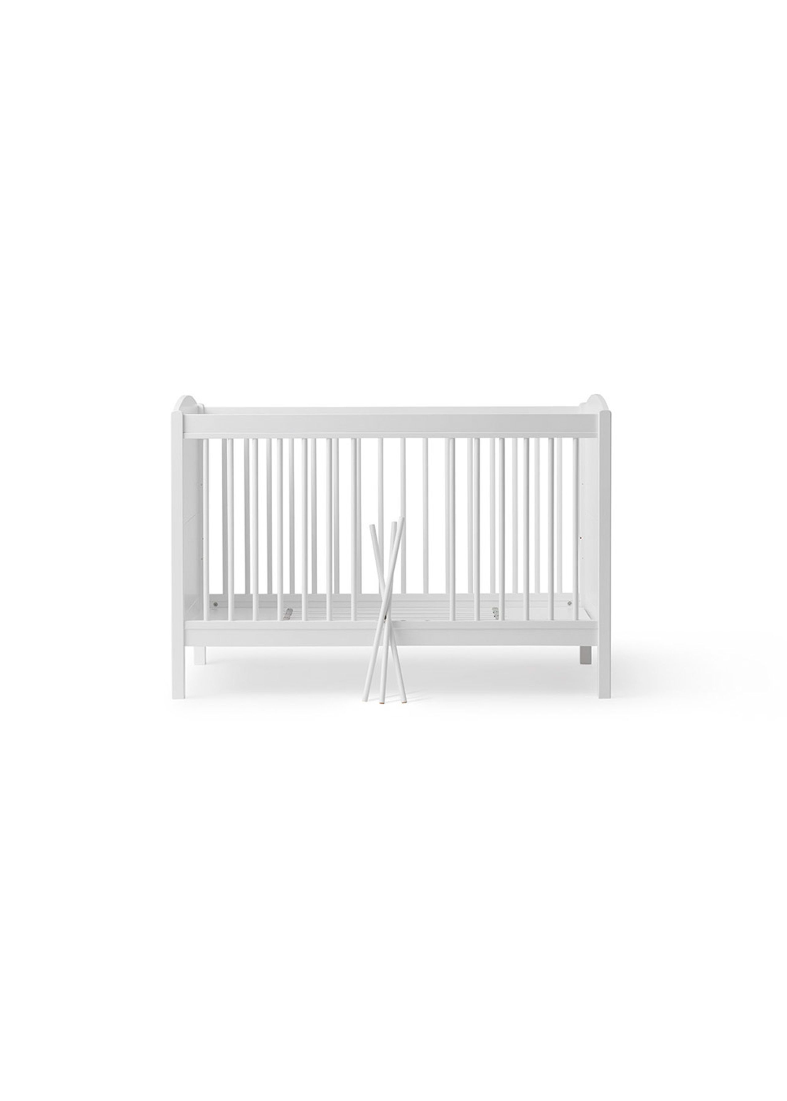 Oliver Furniture - Wieg - Seaside Lille+ Cot Bed - White - Excl. junior kit