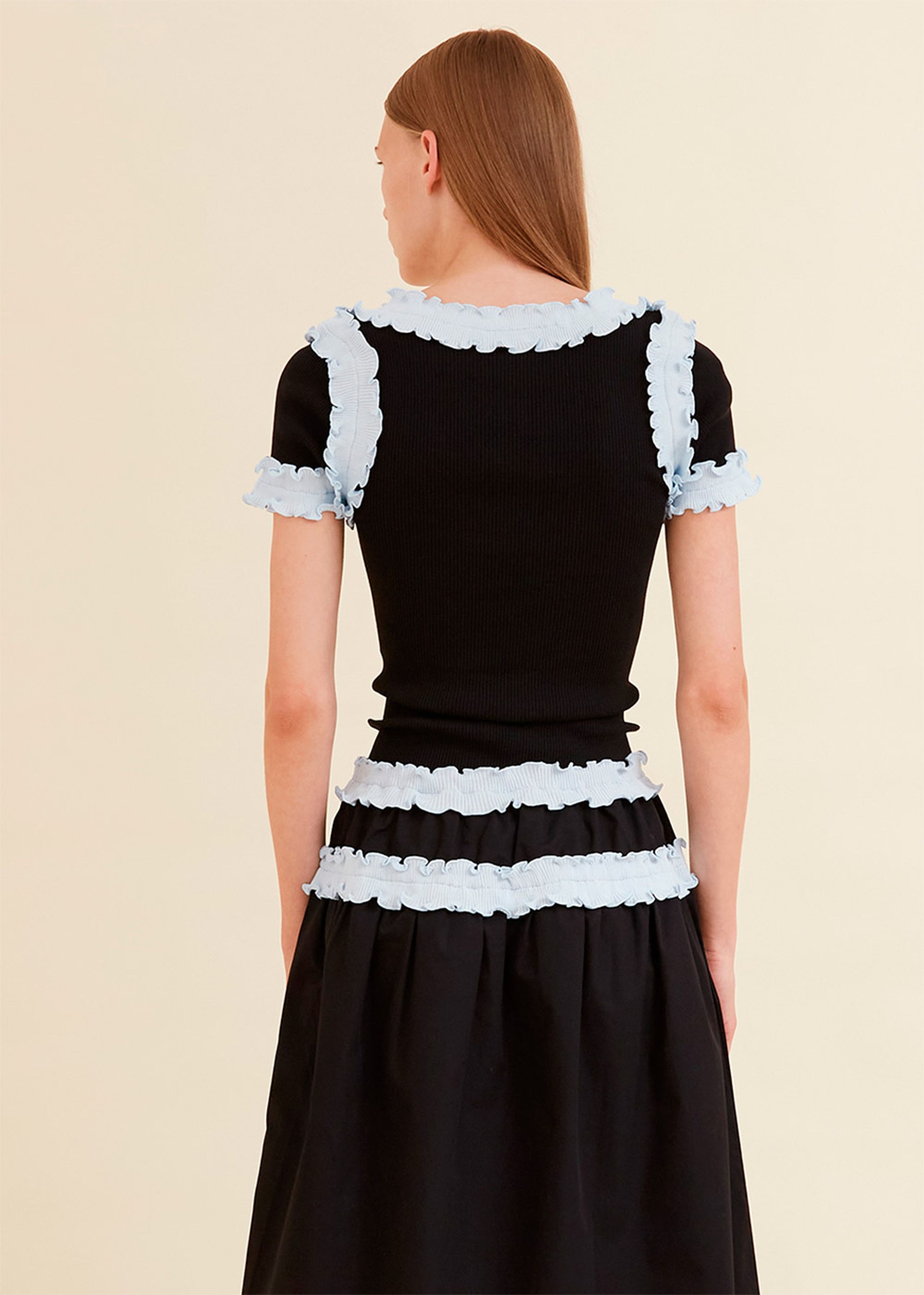 OpéraSPORT - Bluzka - Sophie Seamless Top - Black