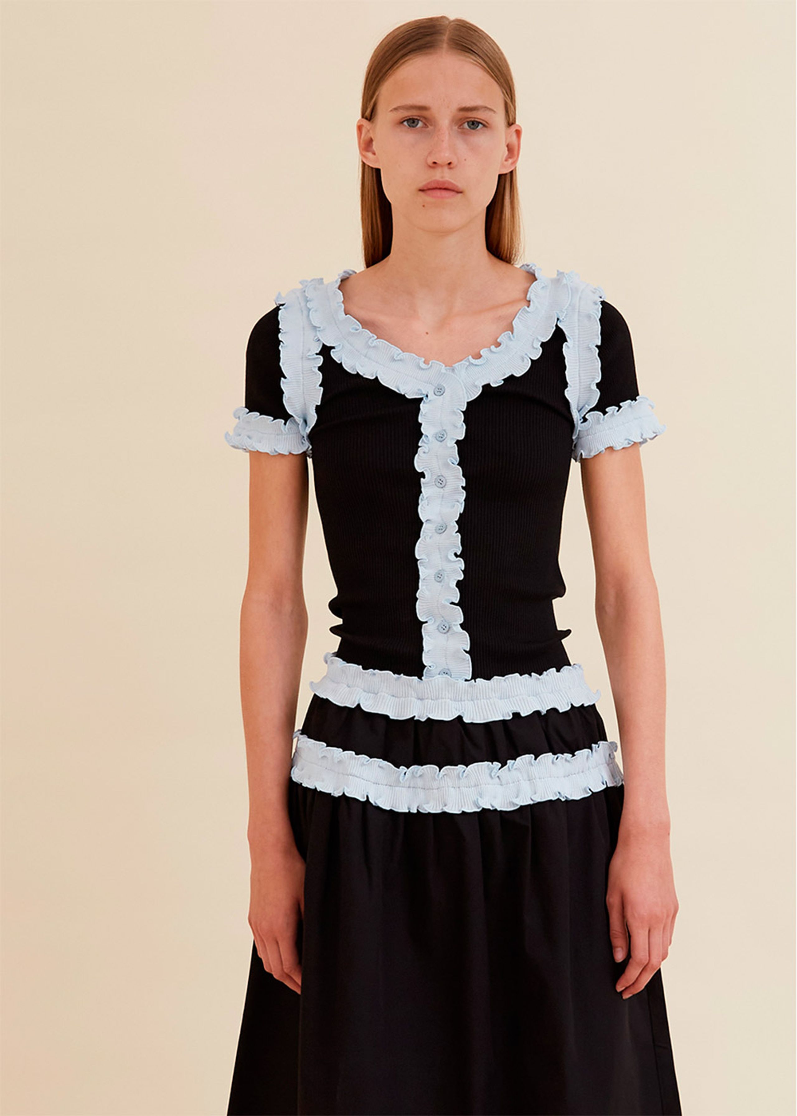 OpéraSPORT - Bluzka - Sophie Seamless Top - Black