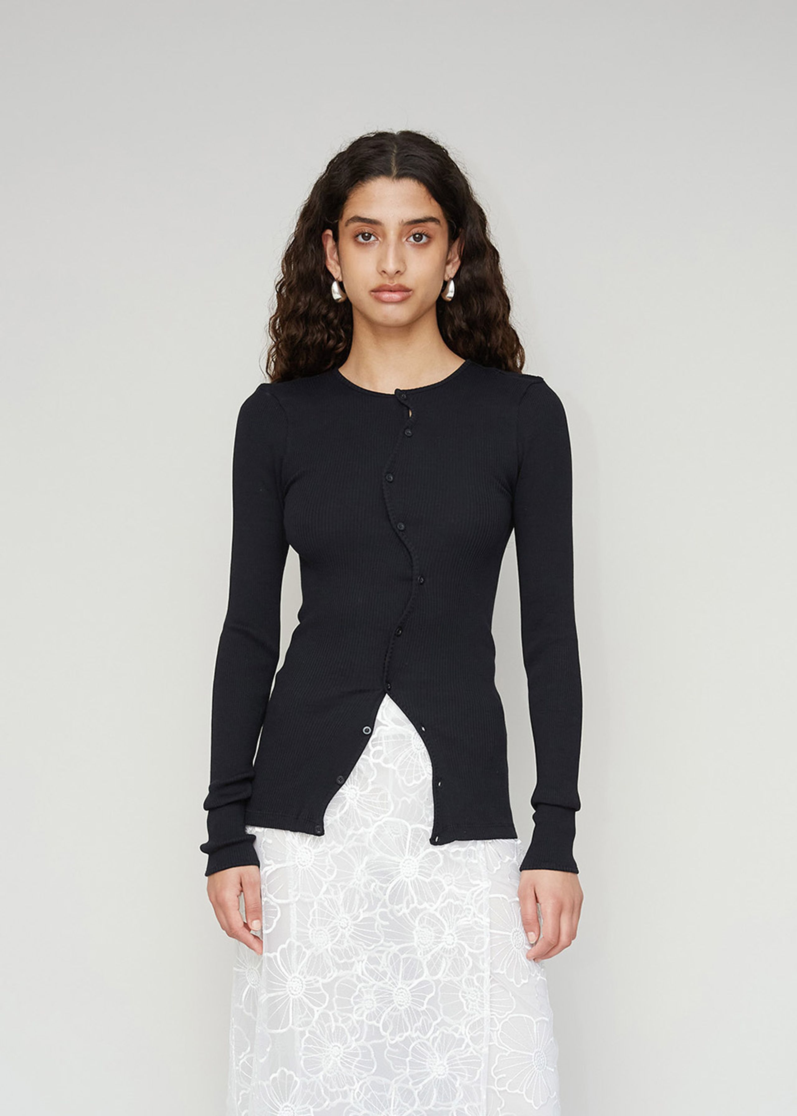 OpéraSPORT - Cardigan - Claire Seamless Top - Black