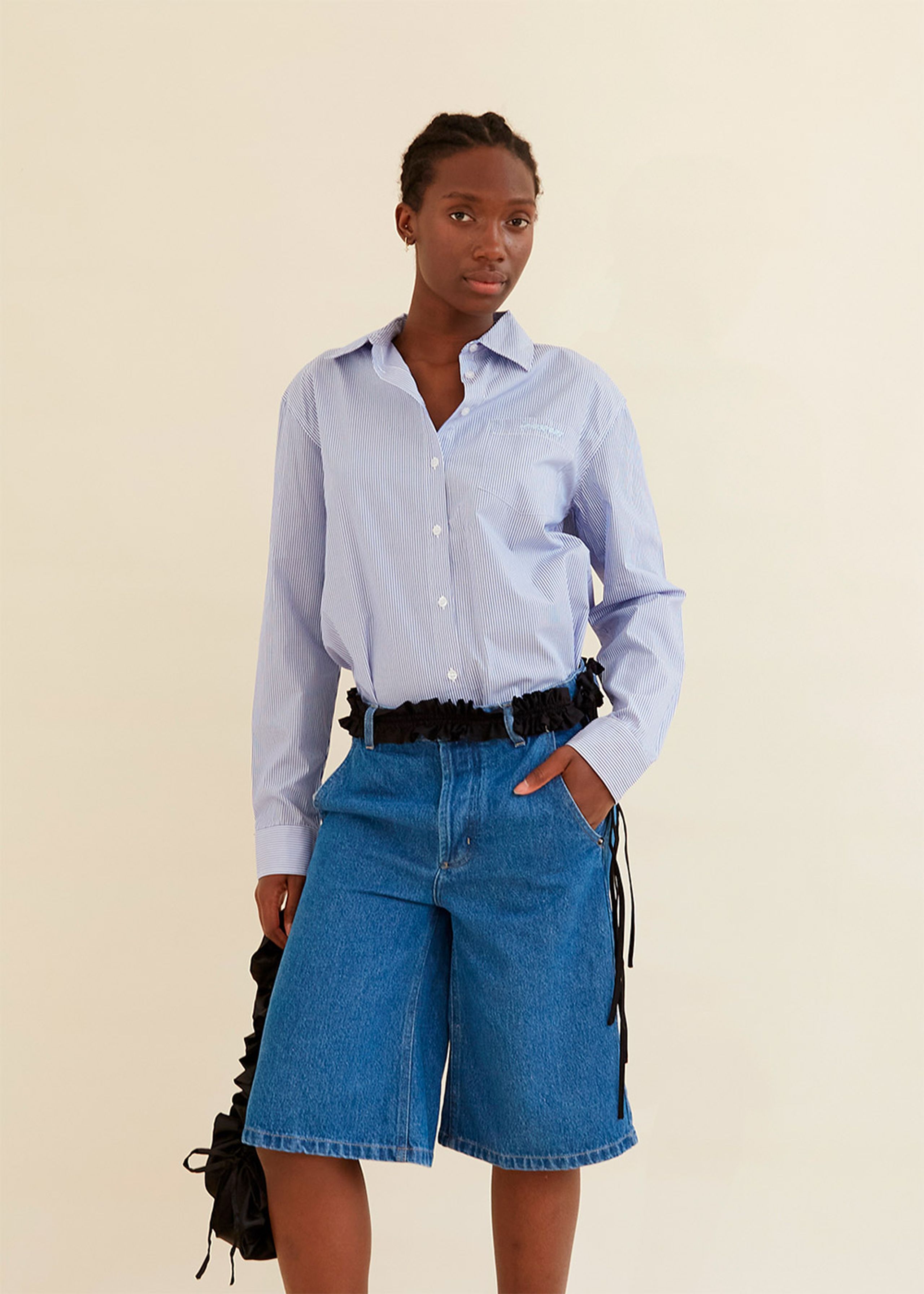 OpéraSPORT - Shirt - Alex Unisex Shirt - Blue Stripes