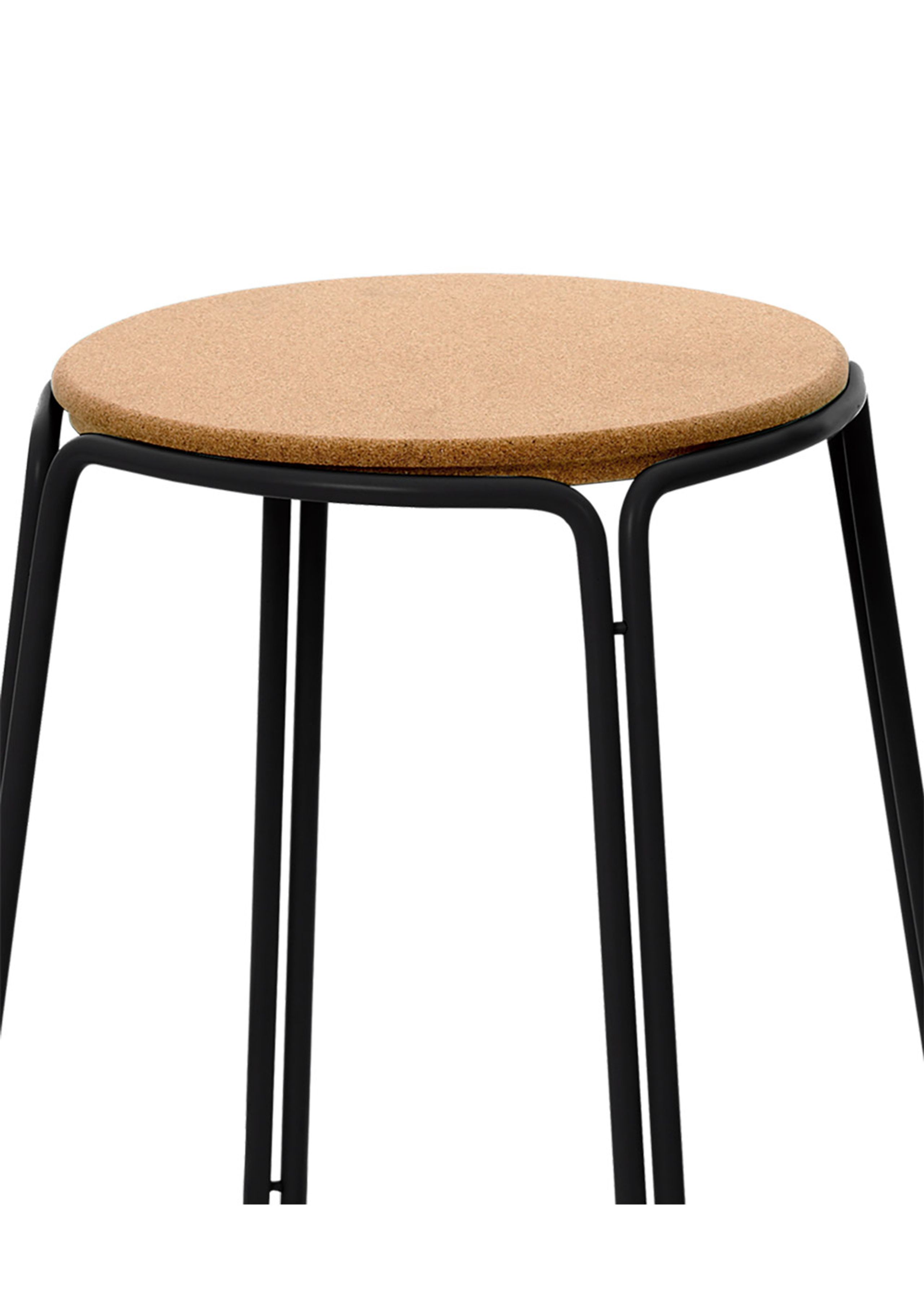 OX DENMARQ - Taburete de bar - PROP Stool - Natural Cork / Black Steel