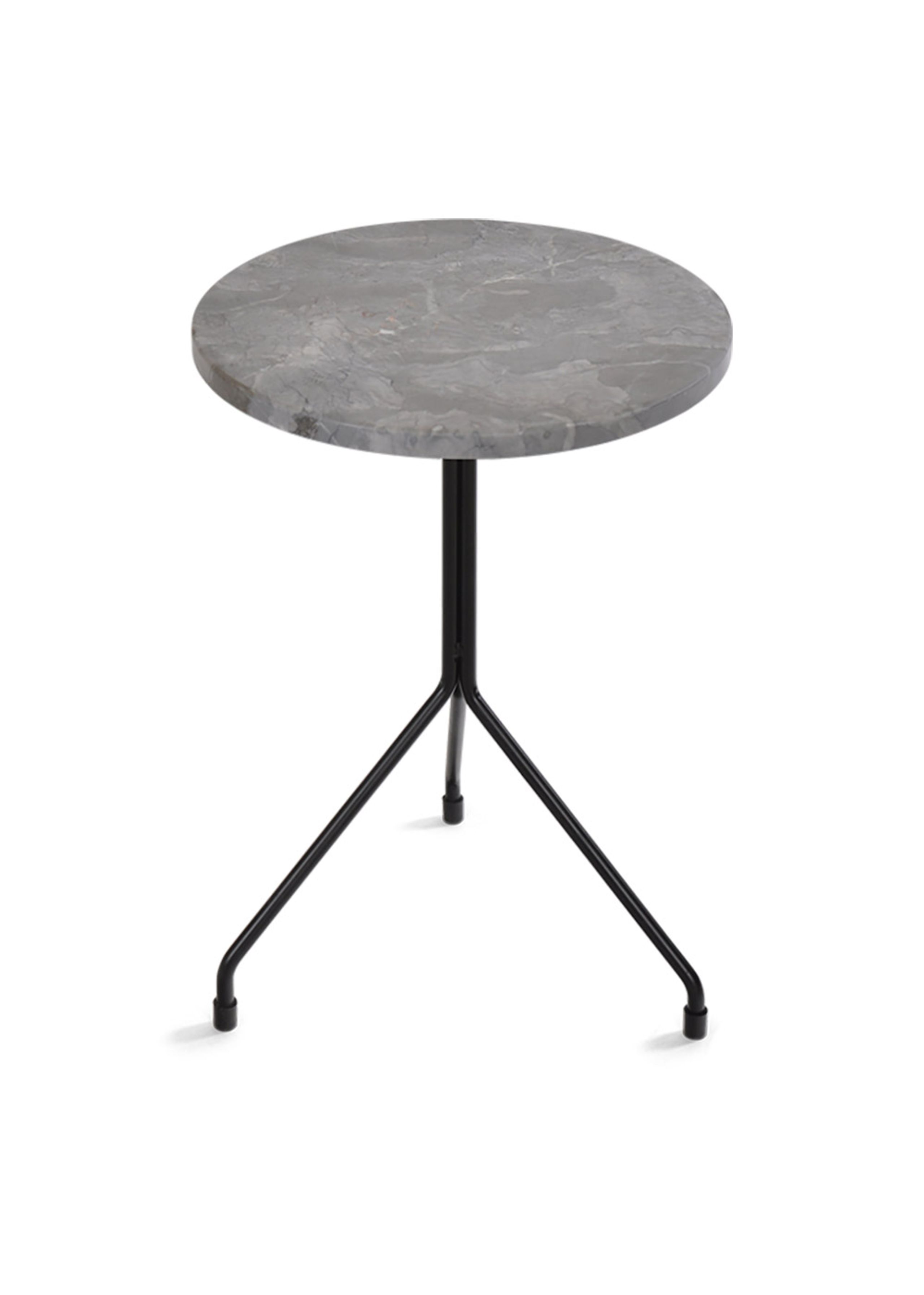 OX DENMARQ - Table - AllForOne Table - Grey Marble / Black Steel
