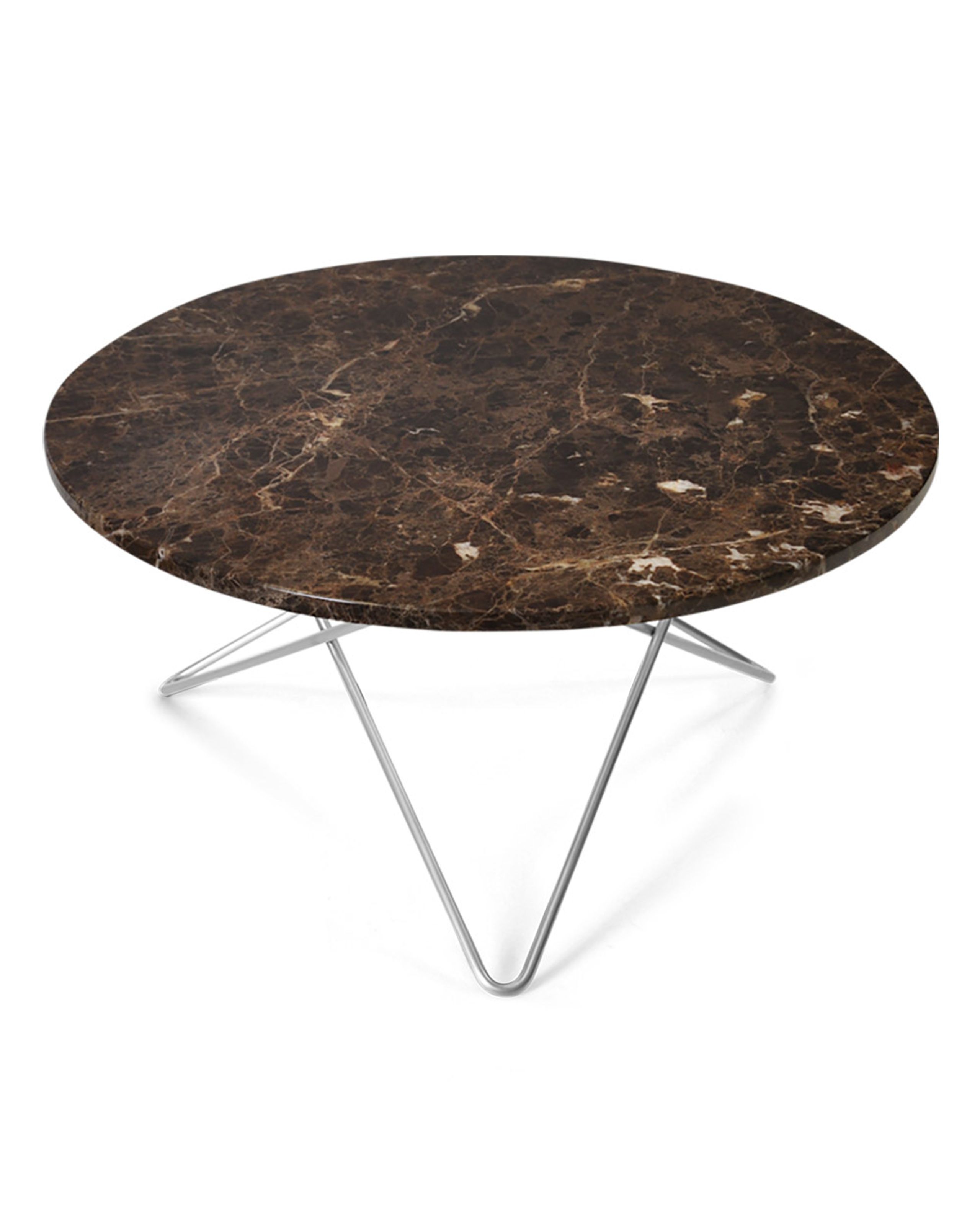 OX DENMARQ - Coffee table - O Table - Brown Emperador