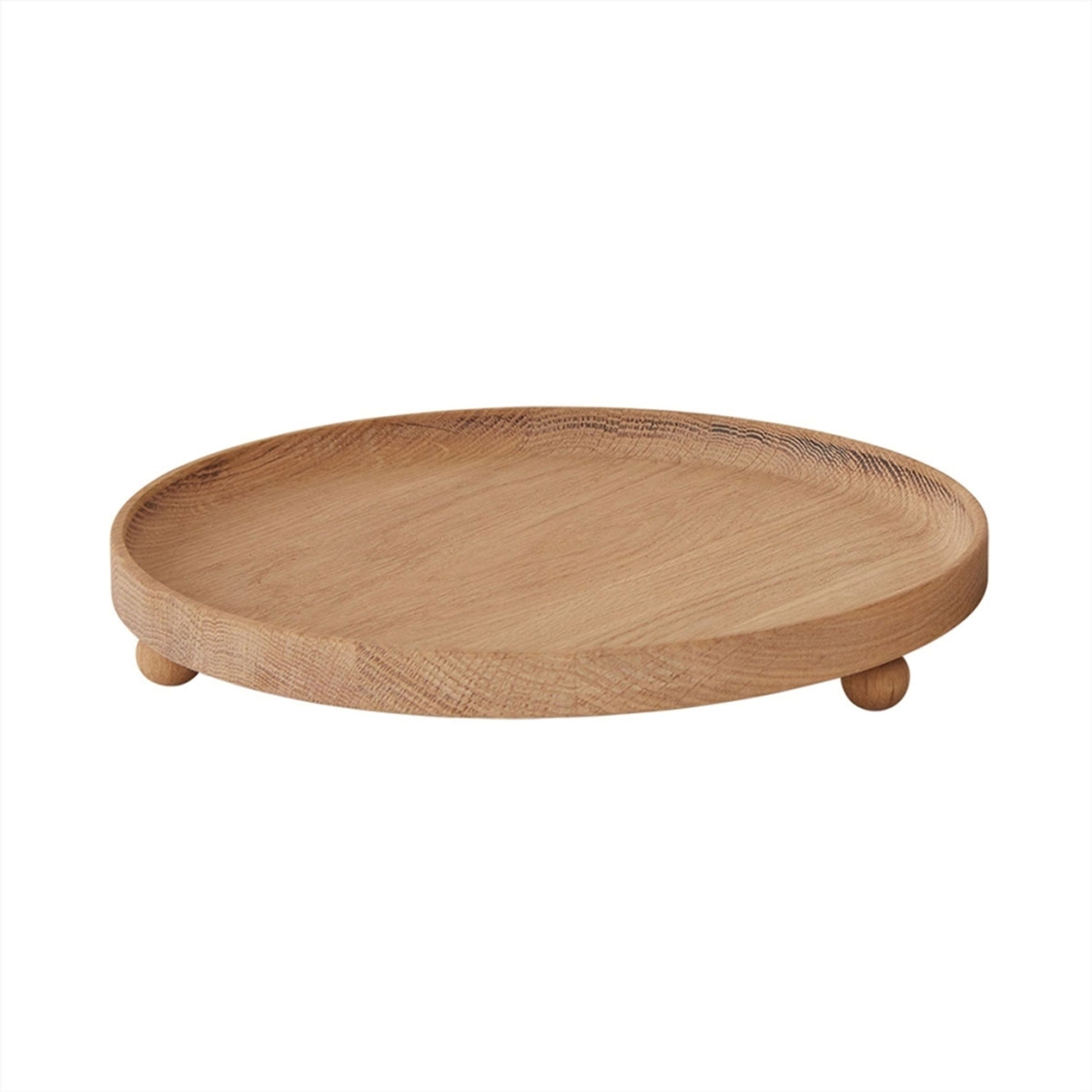OYOY - Bandeja - Inka Wood Tray Round - Nature - Large
