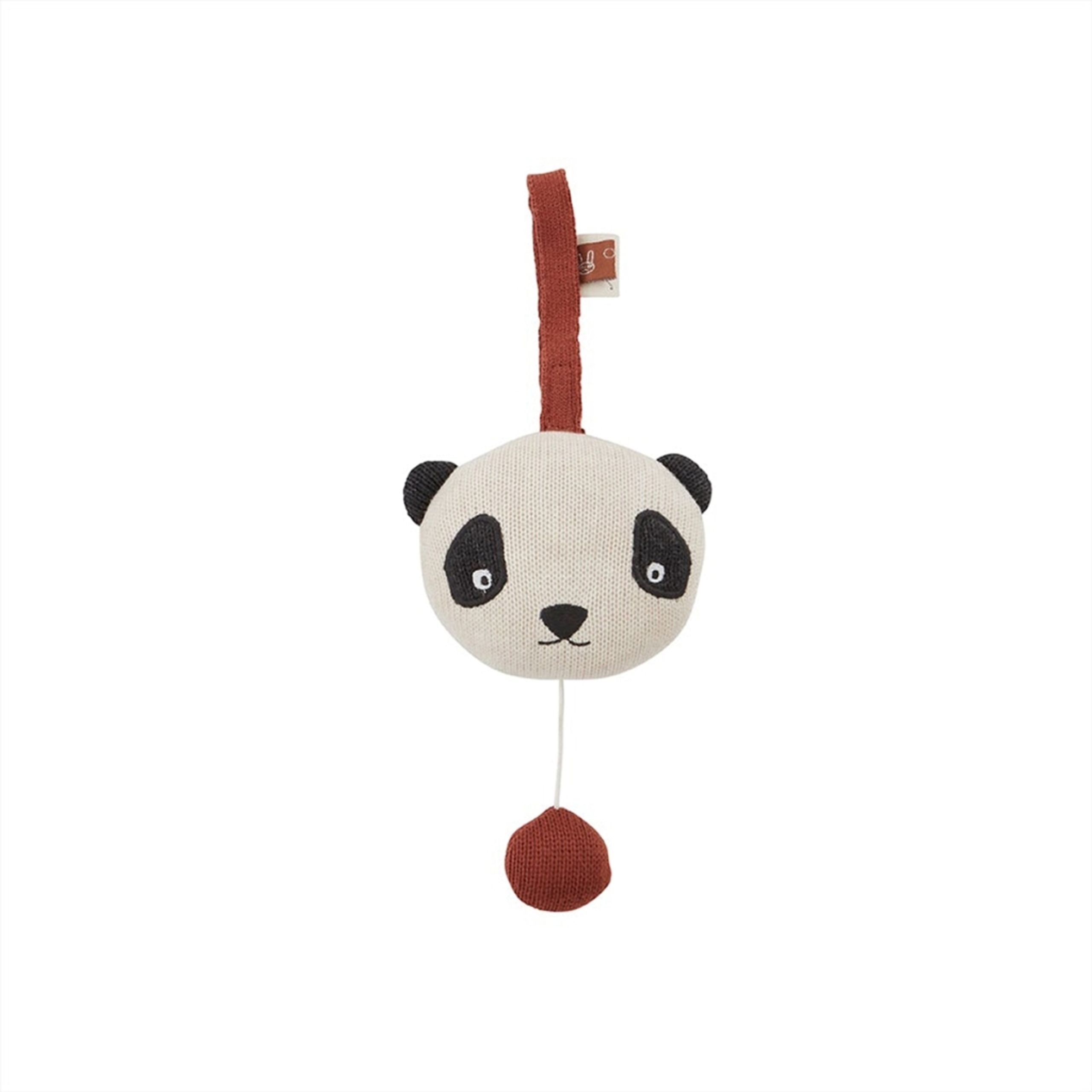 OYOY - Stuffed Animal - Panda Music Mobile - Offwhite / Black