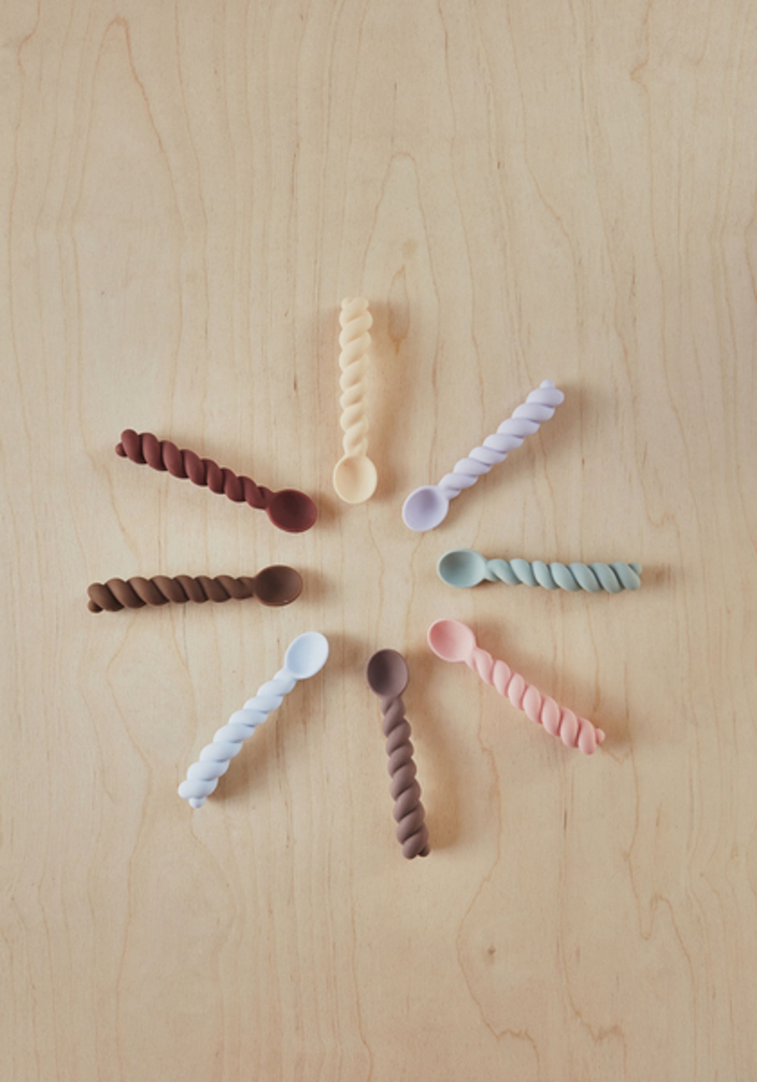 OYOY - Cutlery - Mellow Skeer - Nutmeg / Rose / Choko