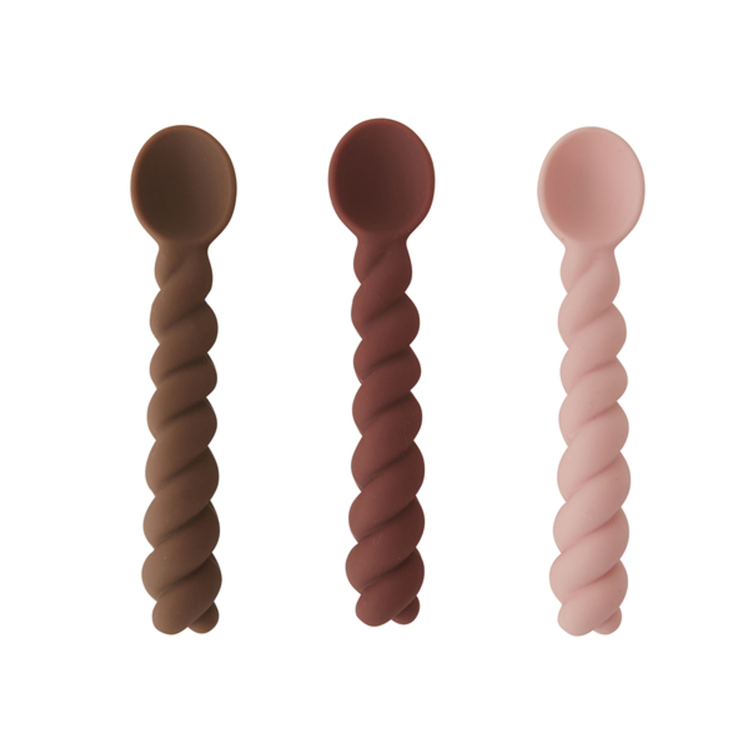 OYOY - Cutlery - Mellow Skeer - Nutmeg / Rose / Choko