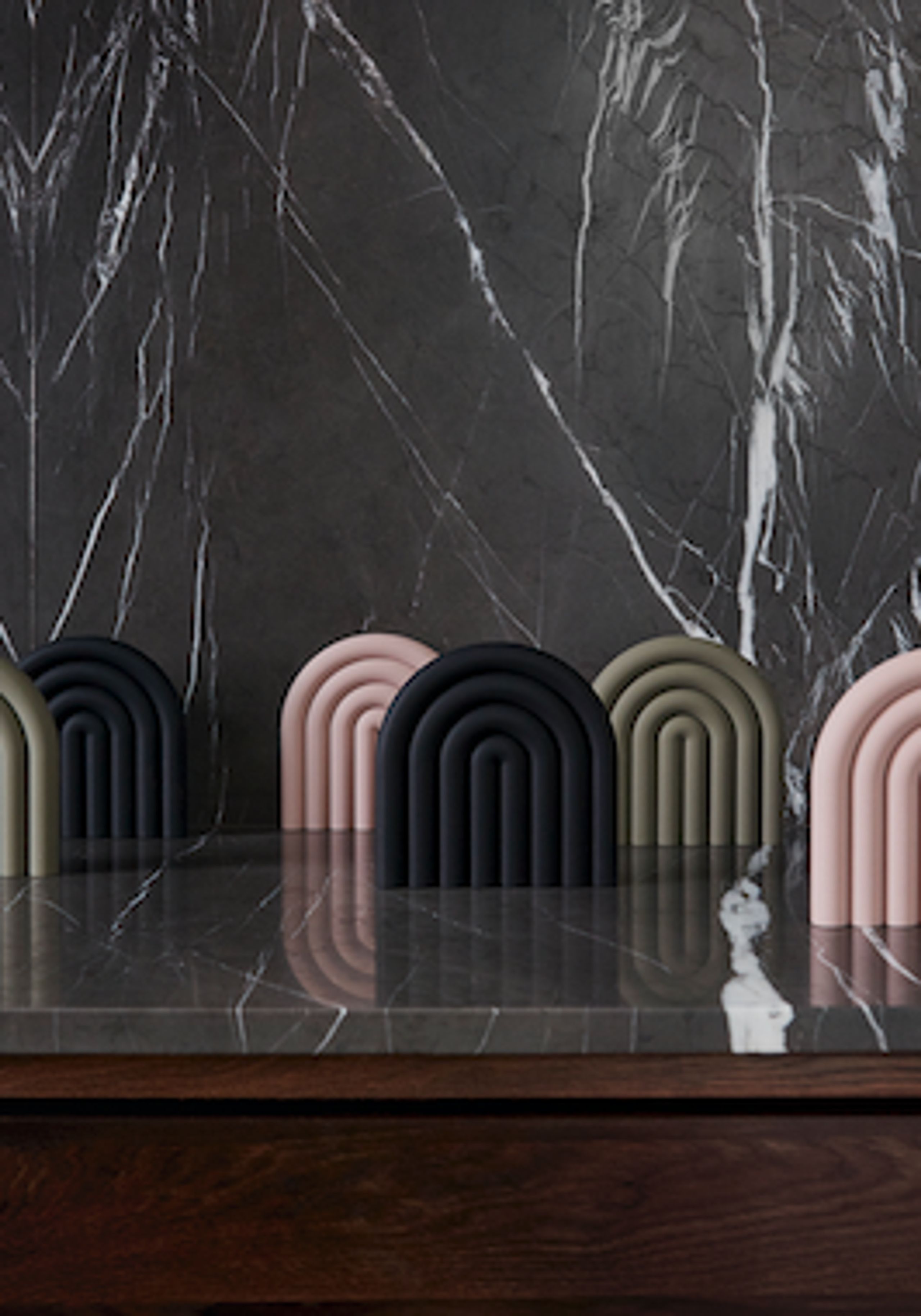 OYOY - Trivet - Rainbow Trivet - Black