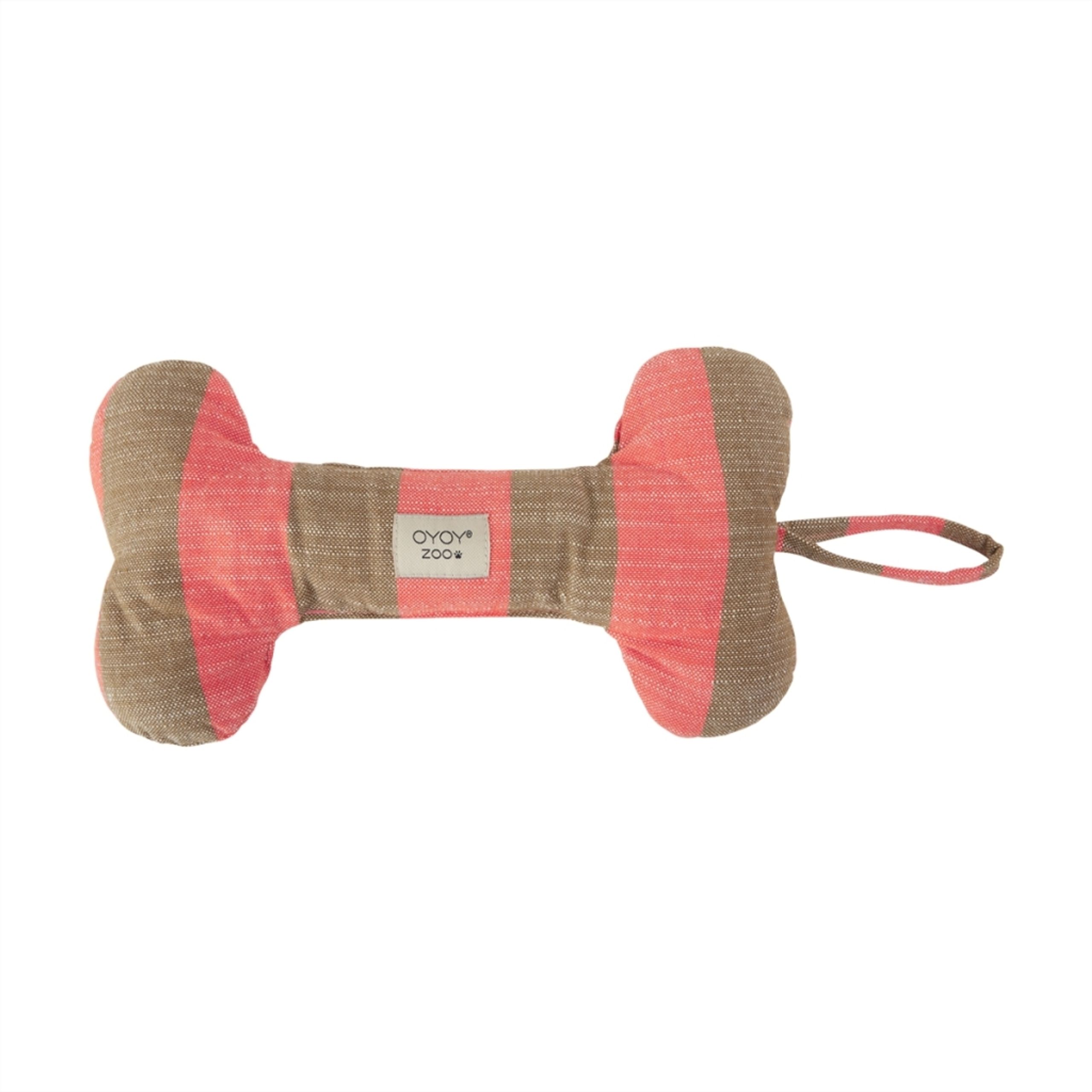 OYOY - Dog toys - Ashi Dog Toy - 405 Cherry Red / Taupe