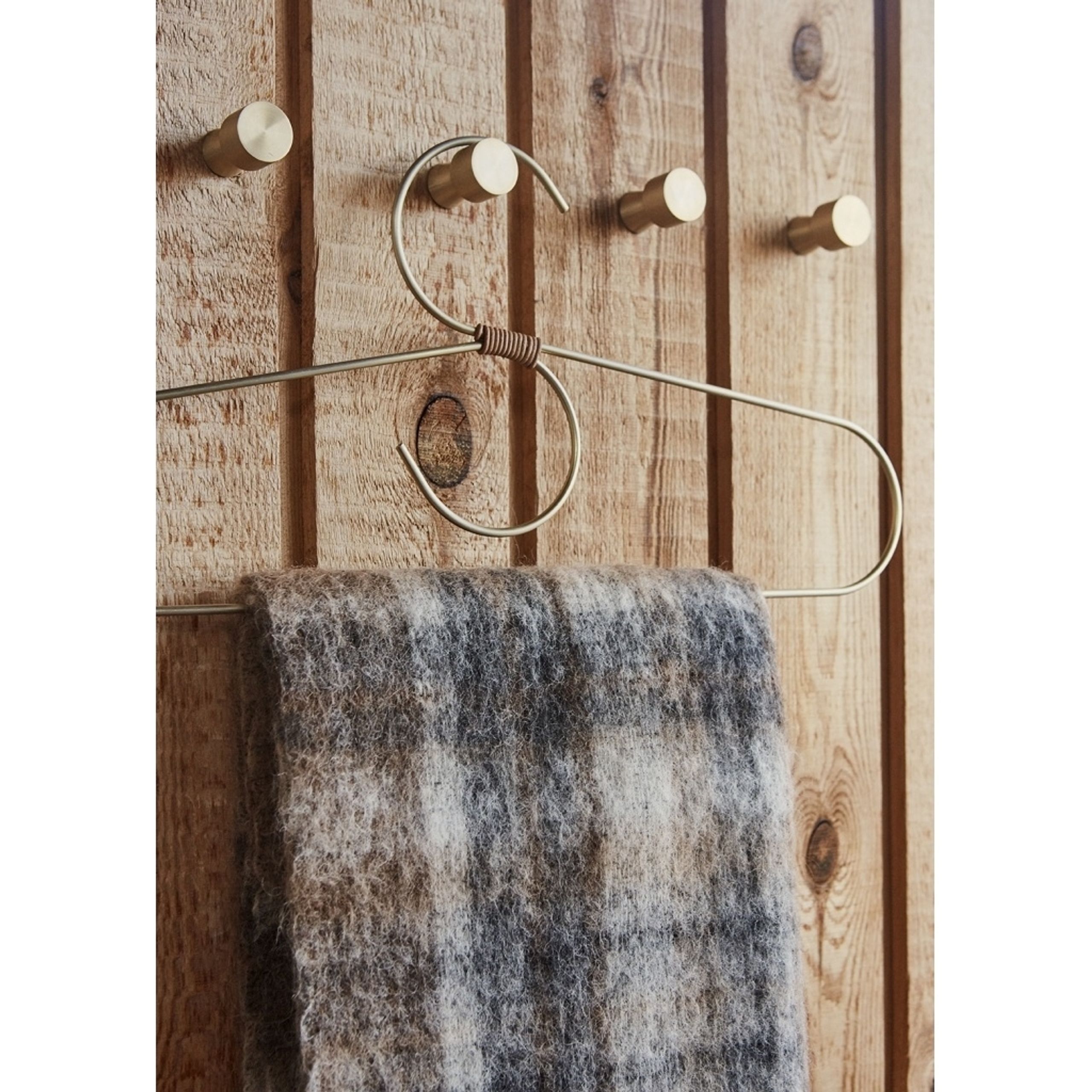 OYOY - Hooks - Pin Hook / Knob - Pack of 2 - Brass