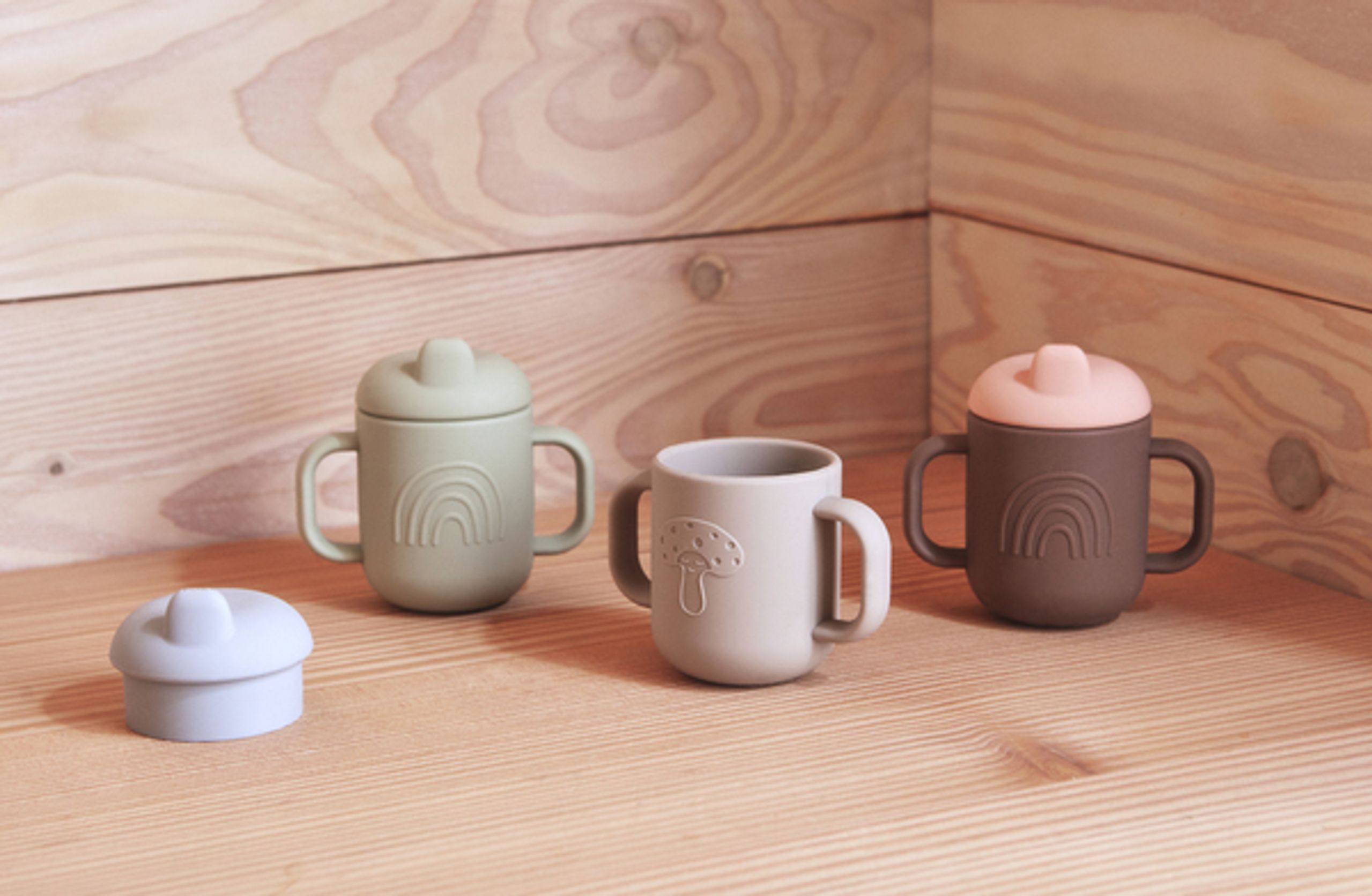 OYOY - Cup - Kappu Kop - Pakke med 2 - Clay / Pale Mint