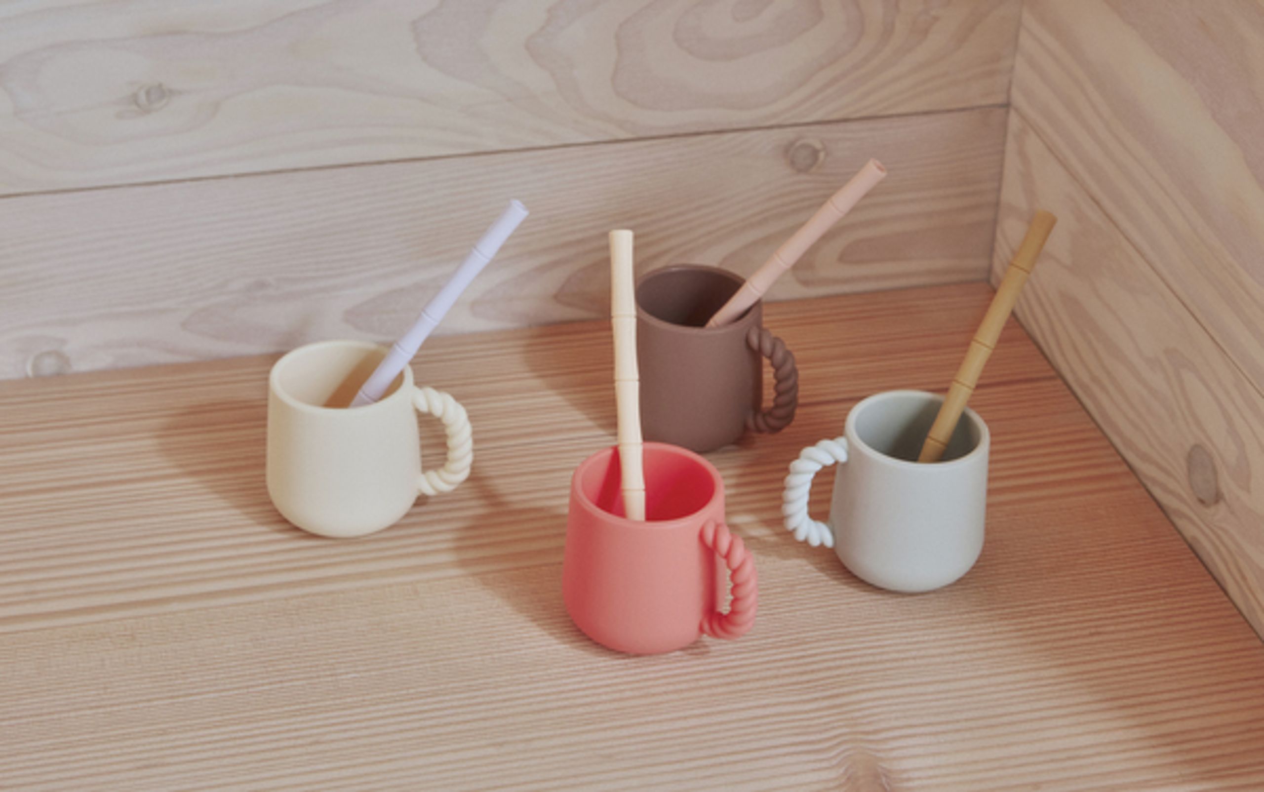 OYOY - Cup - Mellow Kop - Choko / Pale Mint