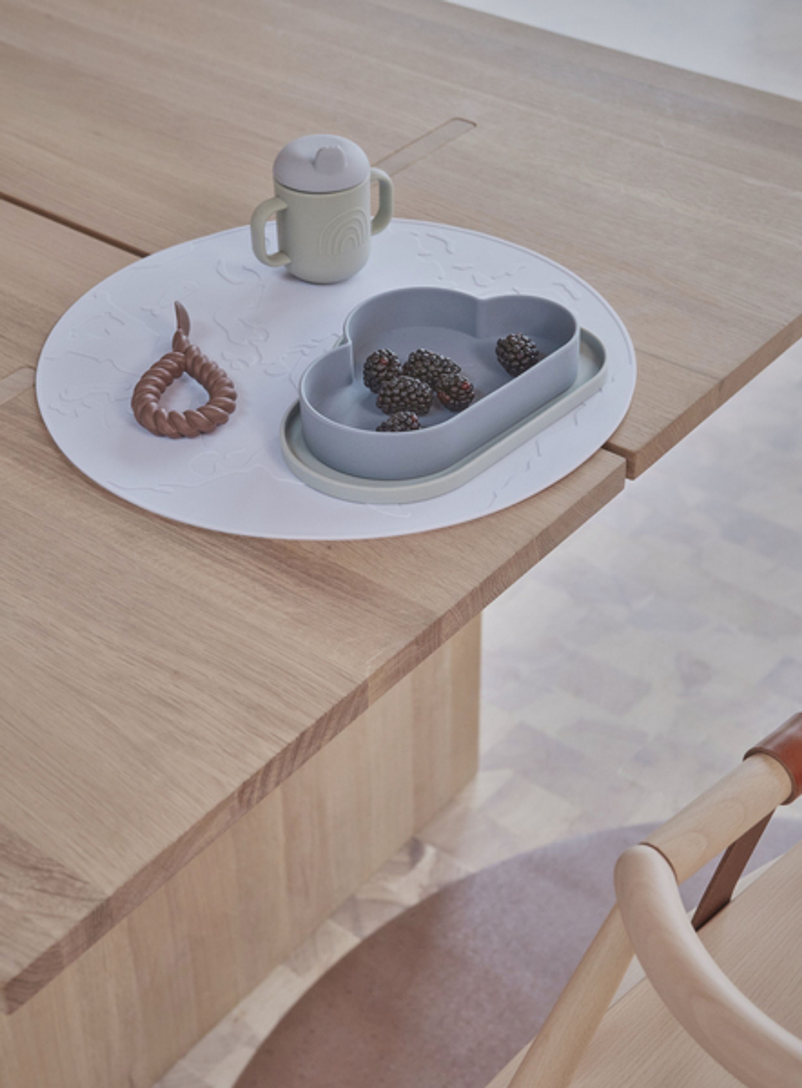 OYOY - Faible - Kappu Låg - 705 Pale Mint / Choko / Ice Blue