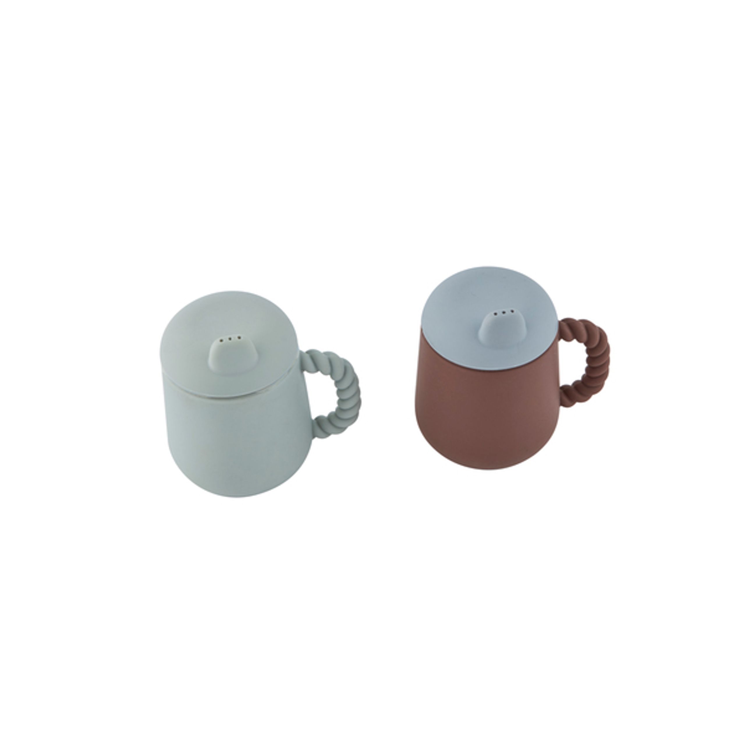 OYOY - Lid - Kappu Låg - Coral / Choko