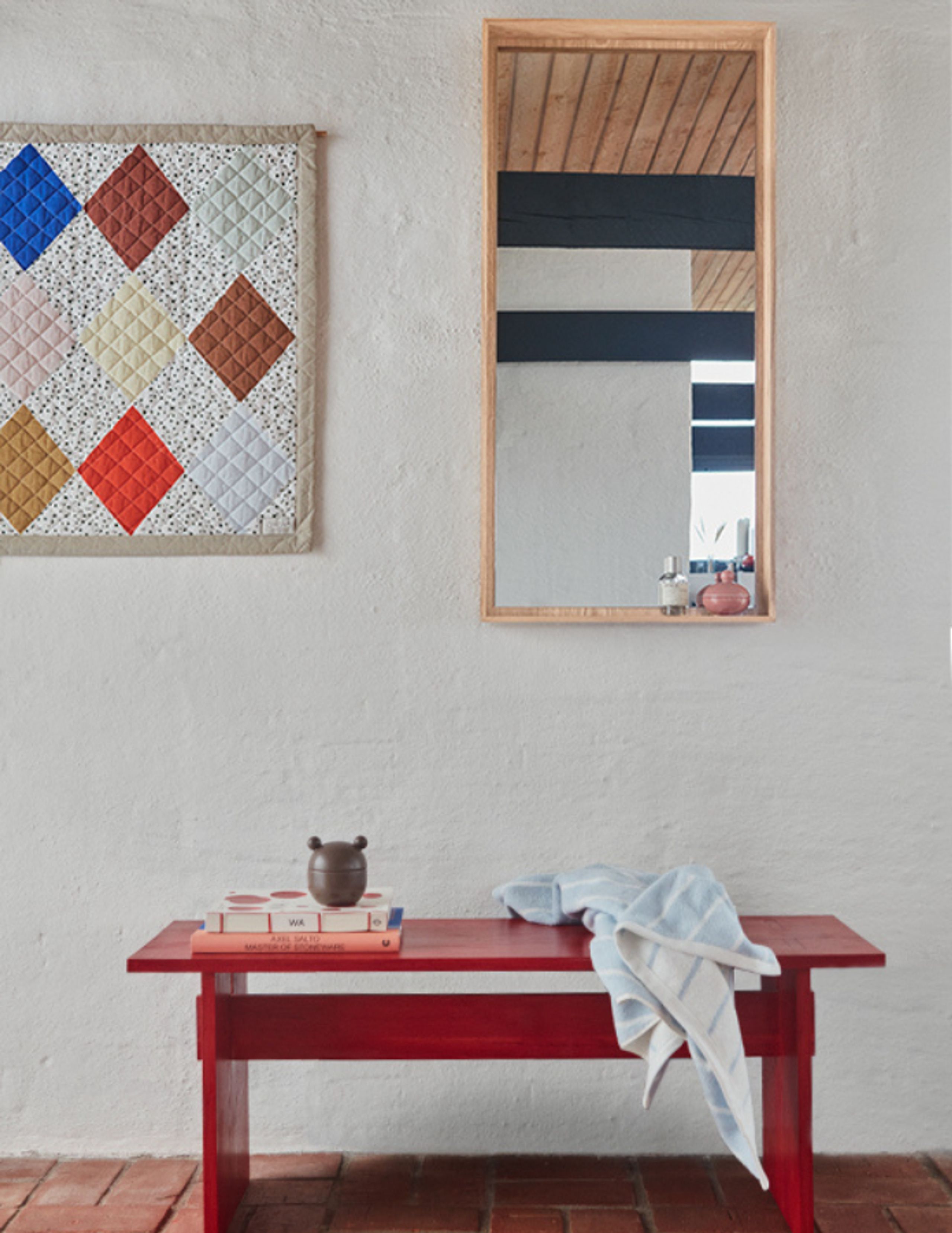 OYOY LIVING - Bank - Kotai Bench - Cherry Red