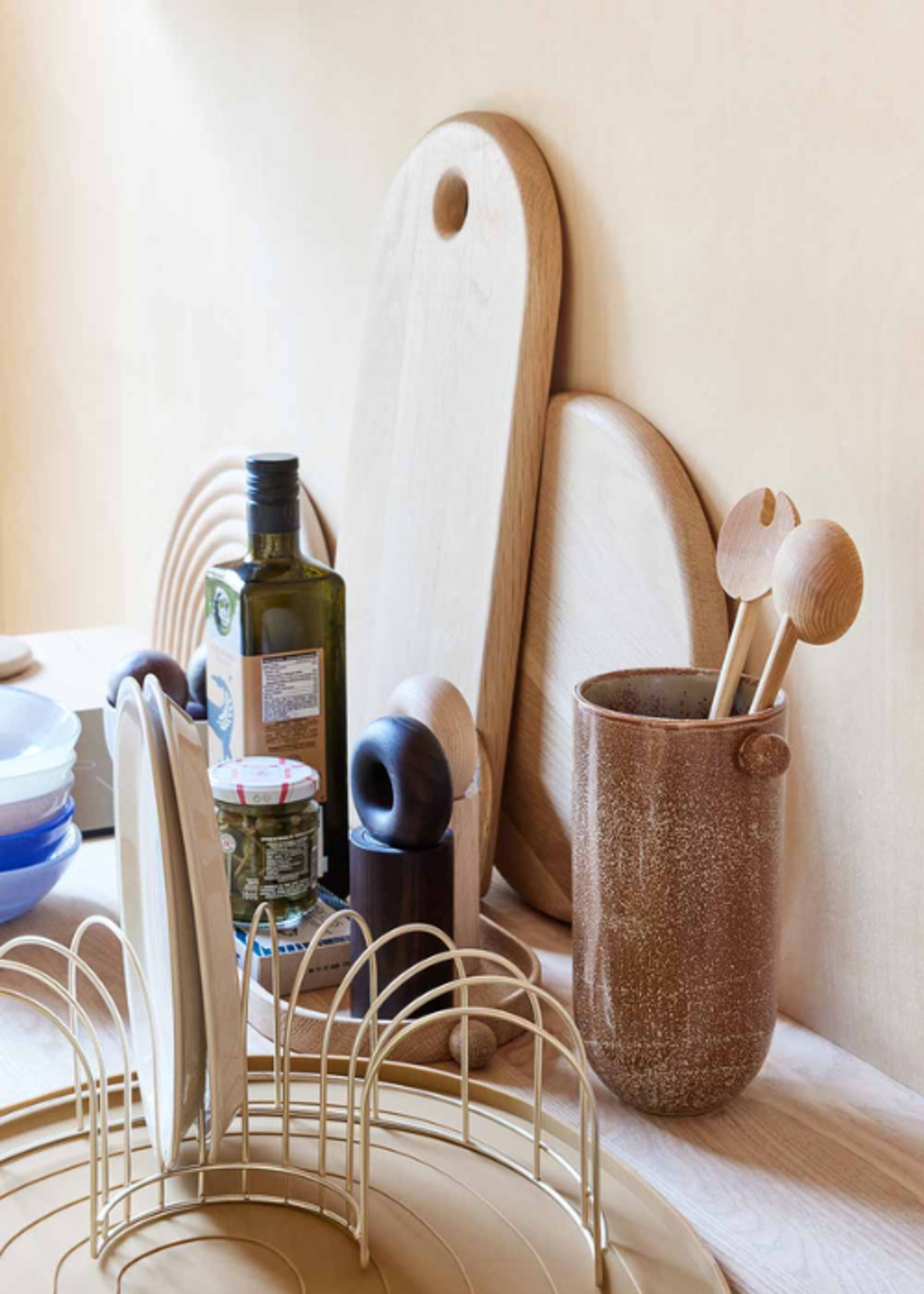 OYOY LIVING - Bakke - Mio Dish Tray - 310 Light Rubber