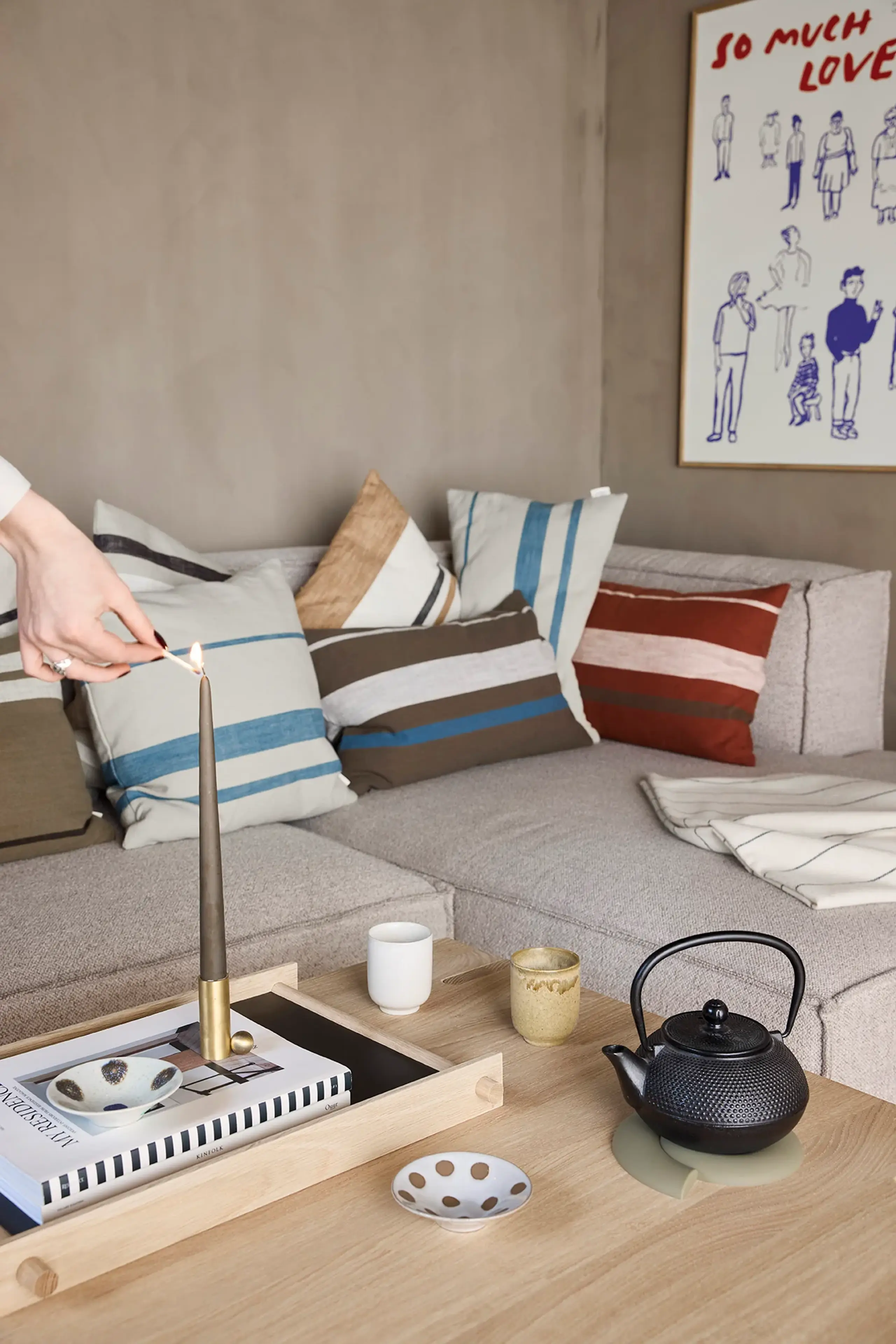 OYOY LIVING - Plateau - Pieni Tray - Black