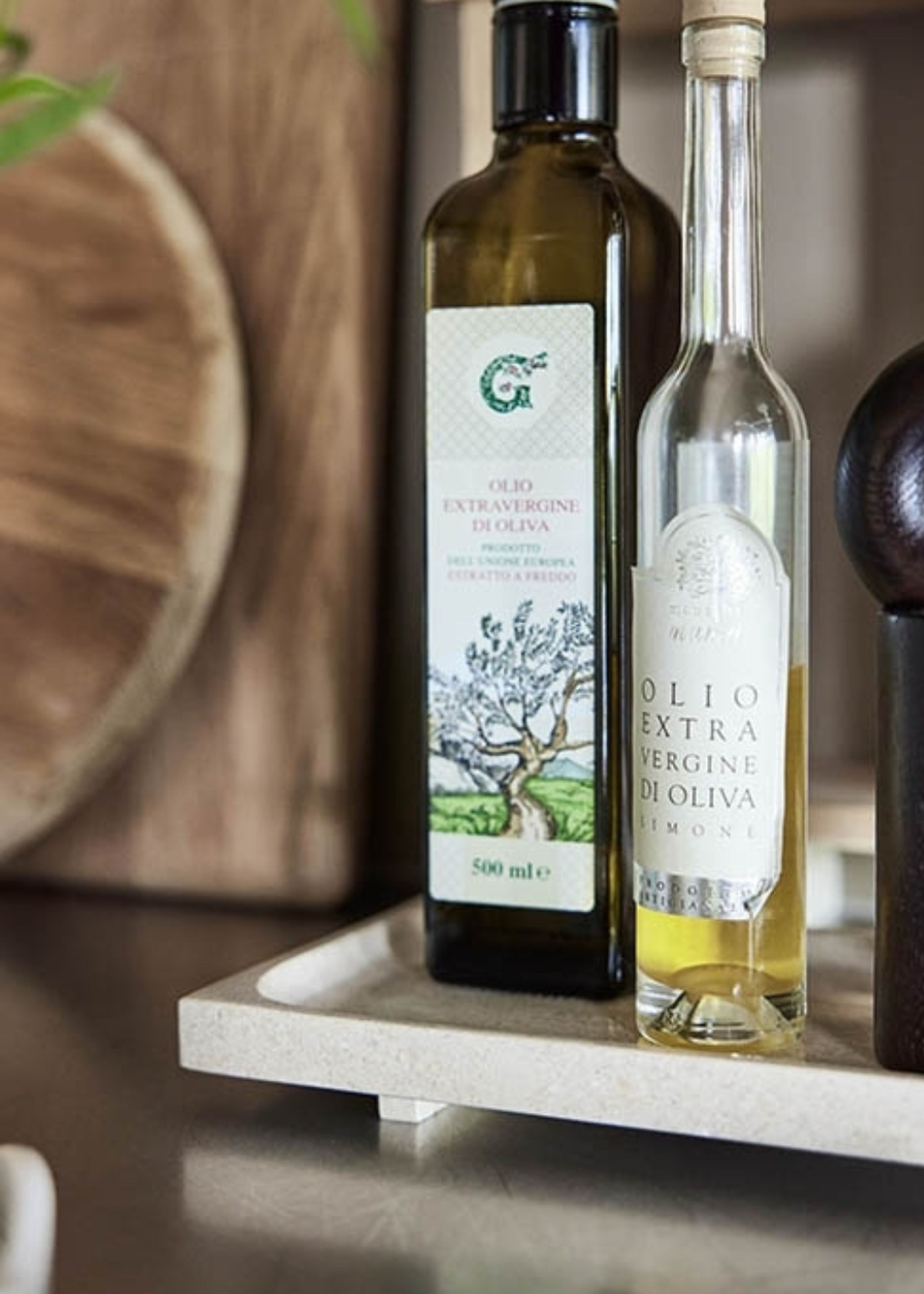 OYOY LIVING - Plateau - Savi Marble Tray - 103 Beige