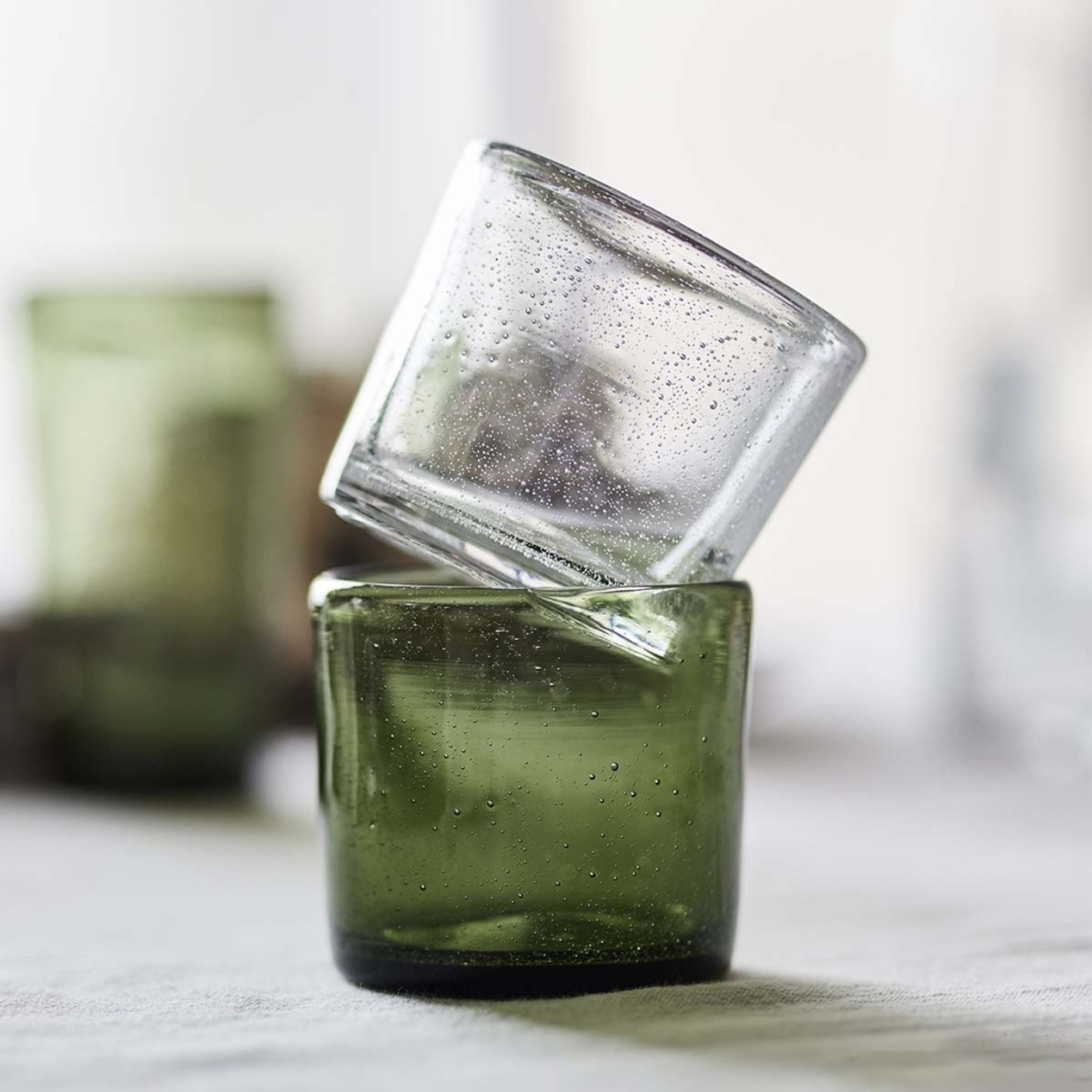 OYOY LIVING - Glas - Kuki Glas - Sæt af 4 stk - 701 Green